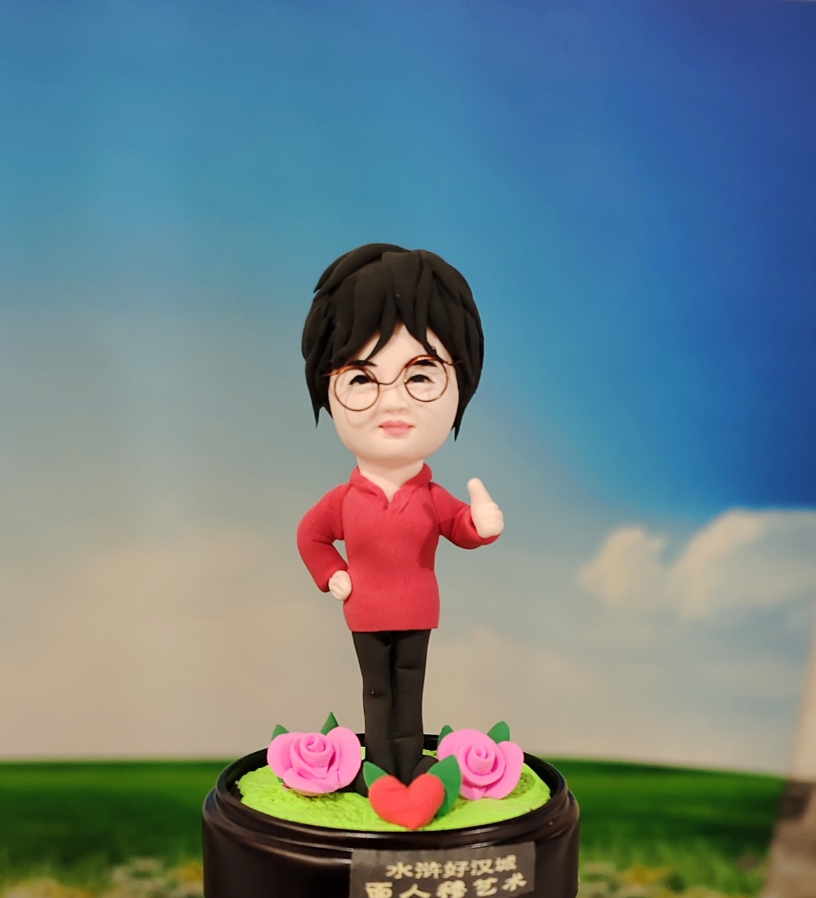 是用面粉捏制的小人