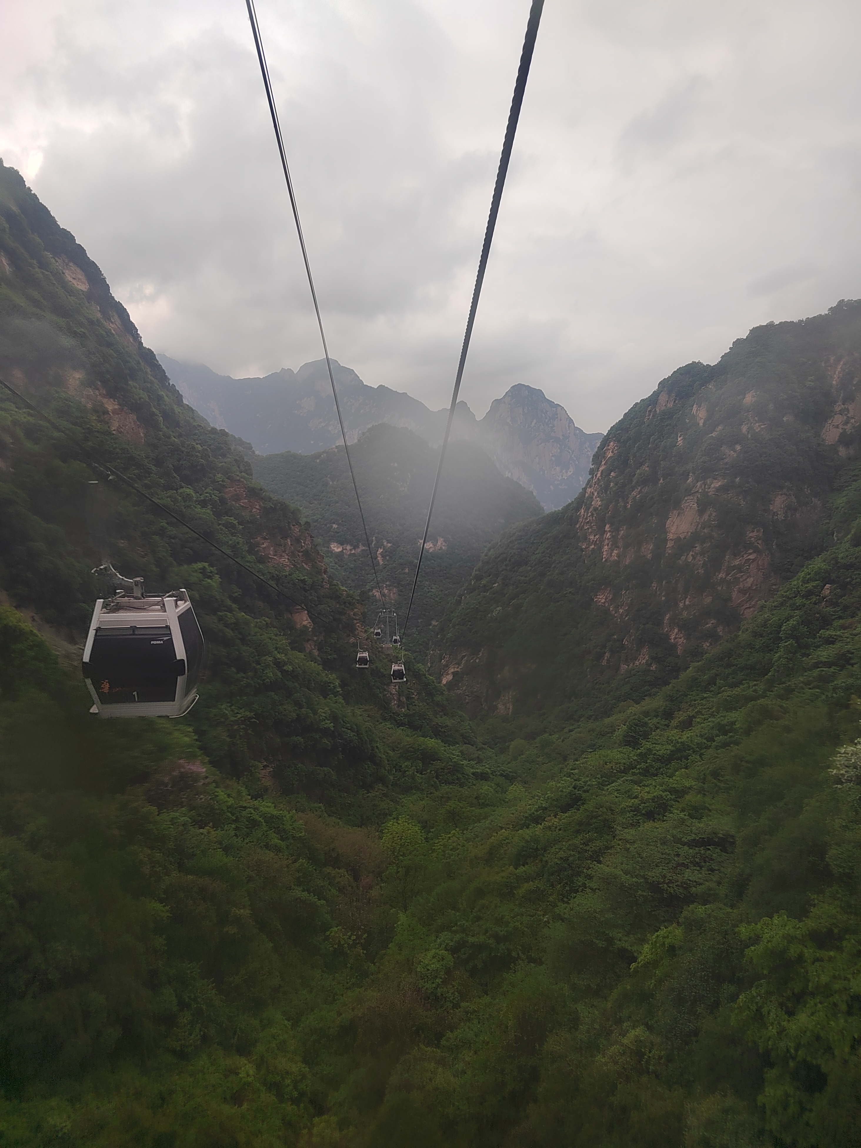 华山西峰缆车