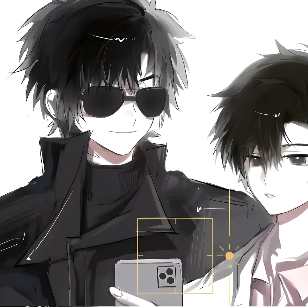 黑瞎子与小花的情头[滑稽]