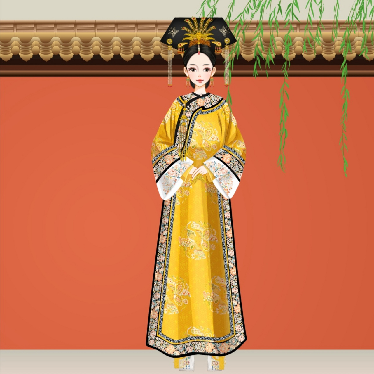 清朝皇后的常服 #彩虹堂古装