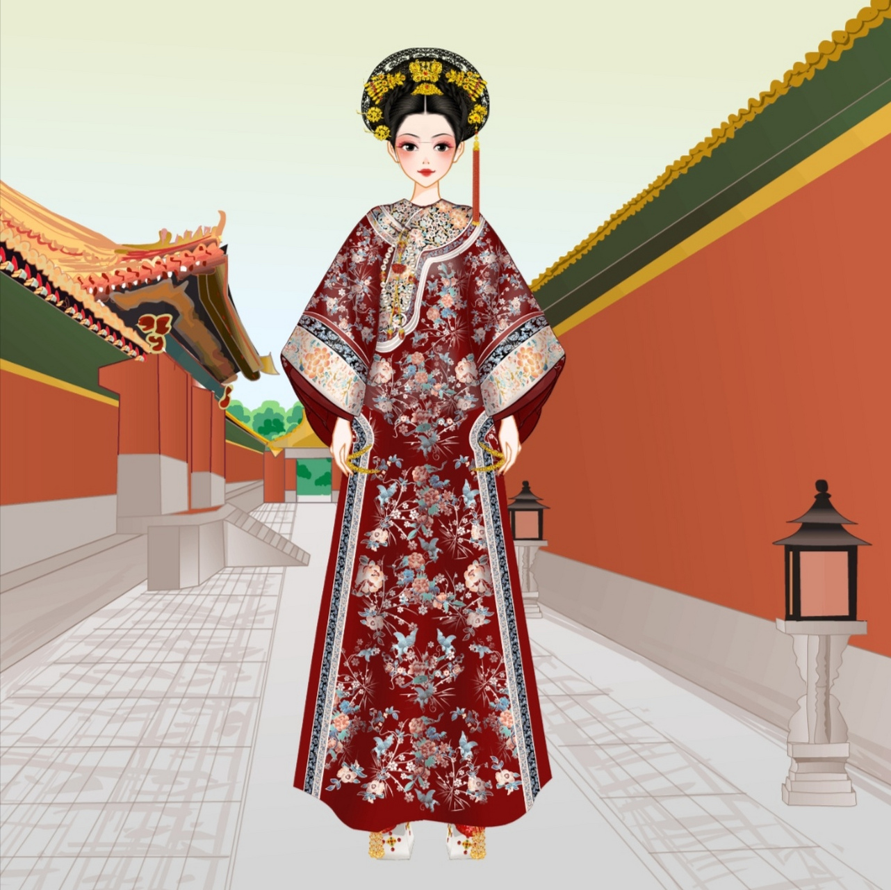 清朝皇后的常服(二)#彩虹堂古装