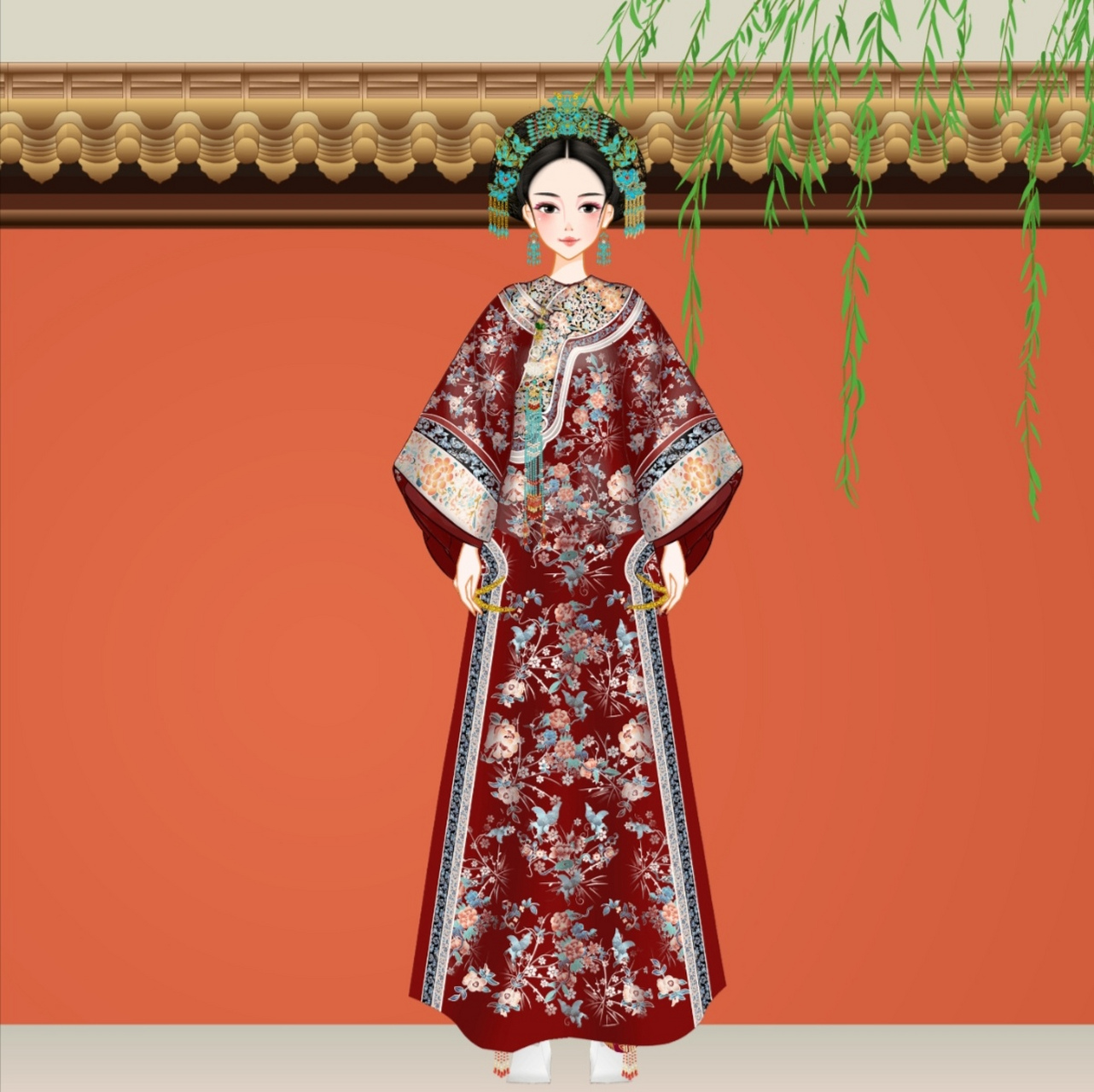 清朝皇后的常服#彩虹堂古装