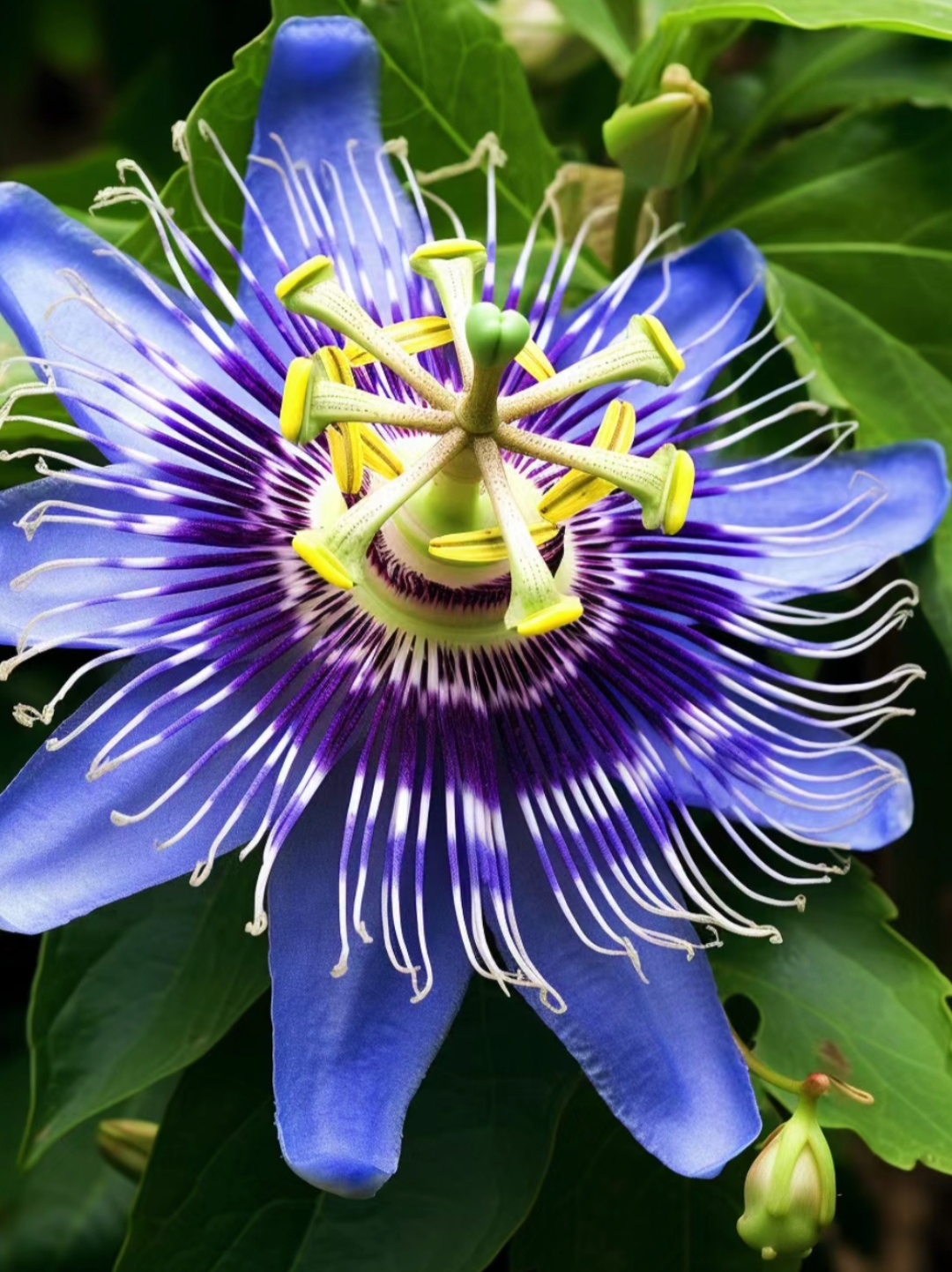 蓝色西番莲,巴拉圭国花.喜欢就点个关注呗!#记录美好秋天