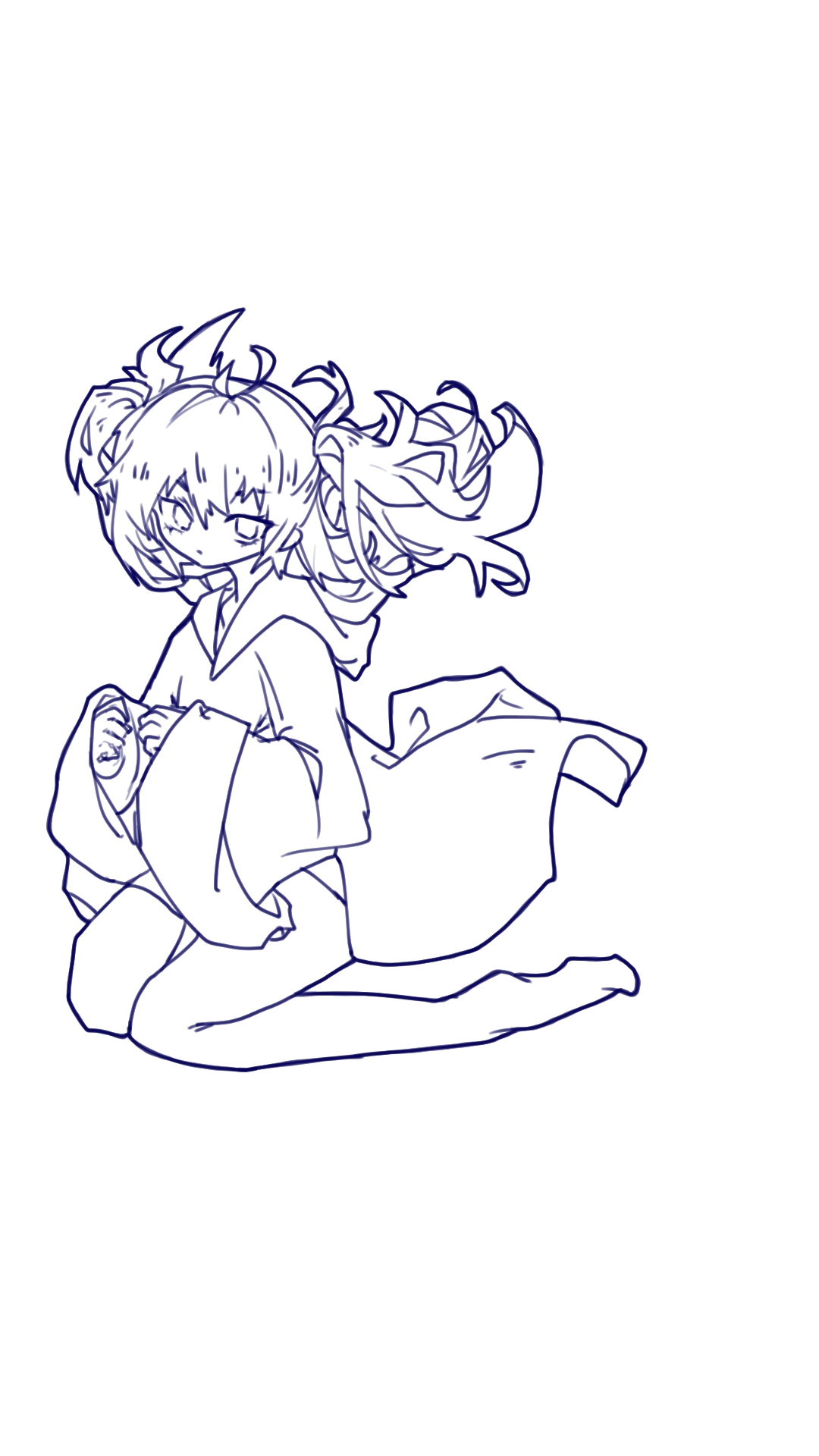 纯线稿战神来也