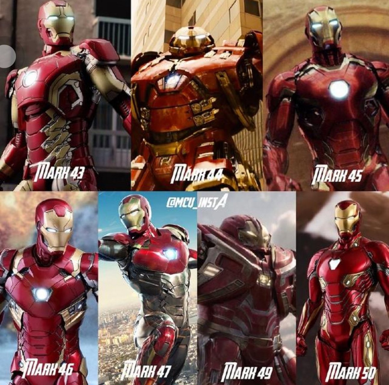 钢铁侠马克一到马克85全套战甲