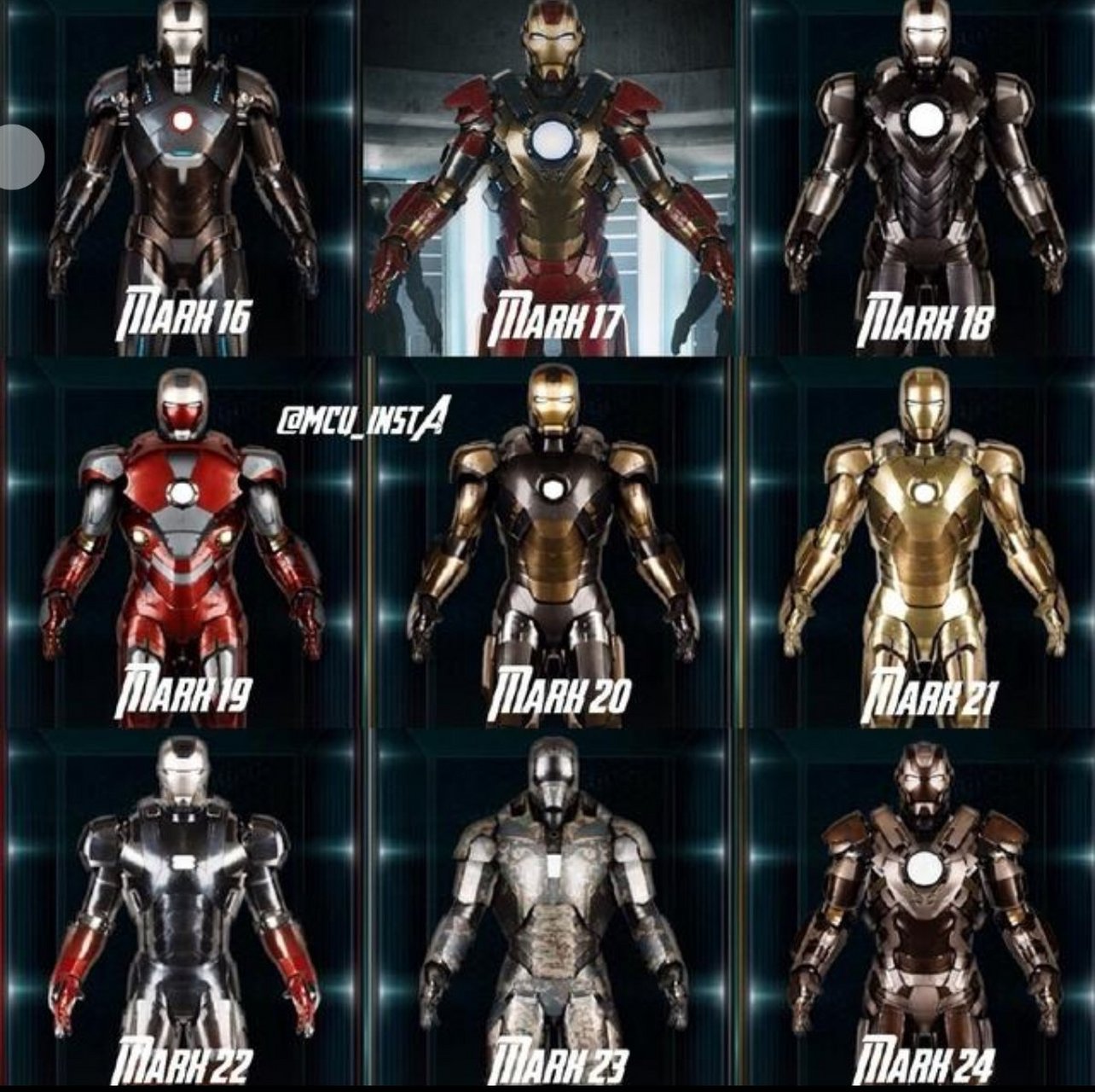 钢铁侠马克一到马克85全套战甲