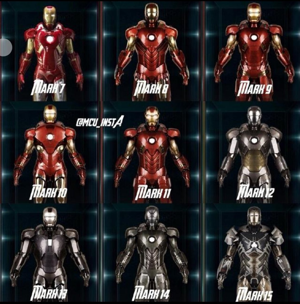 钢铁侠马克一到马克85全套战甲