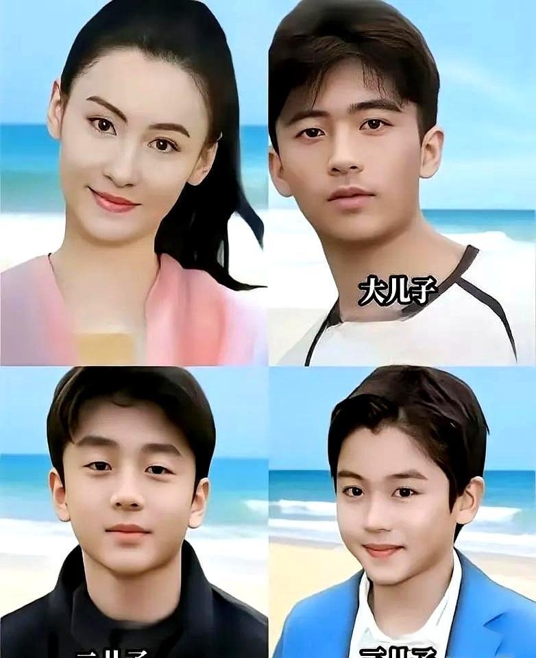 大儿子lucas才十几岁,豪门贵气尽显,活脱脱