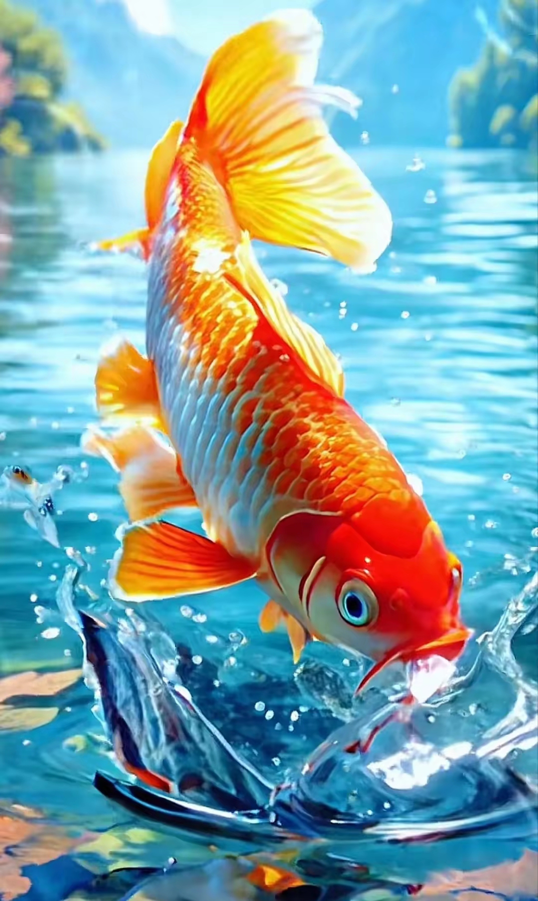 转运锦鲤,好运连连,愿您万事如意,心想事成,所求皆所愿