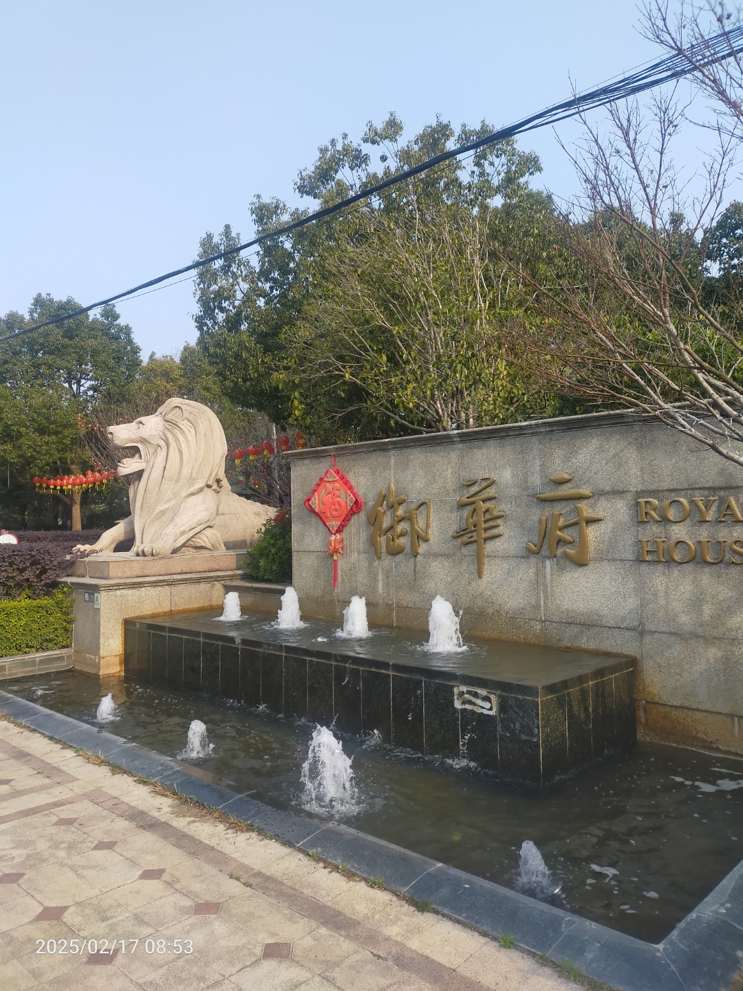 御华府,晨光中的雅致生活.#我的蛇年这样过