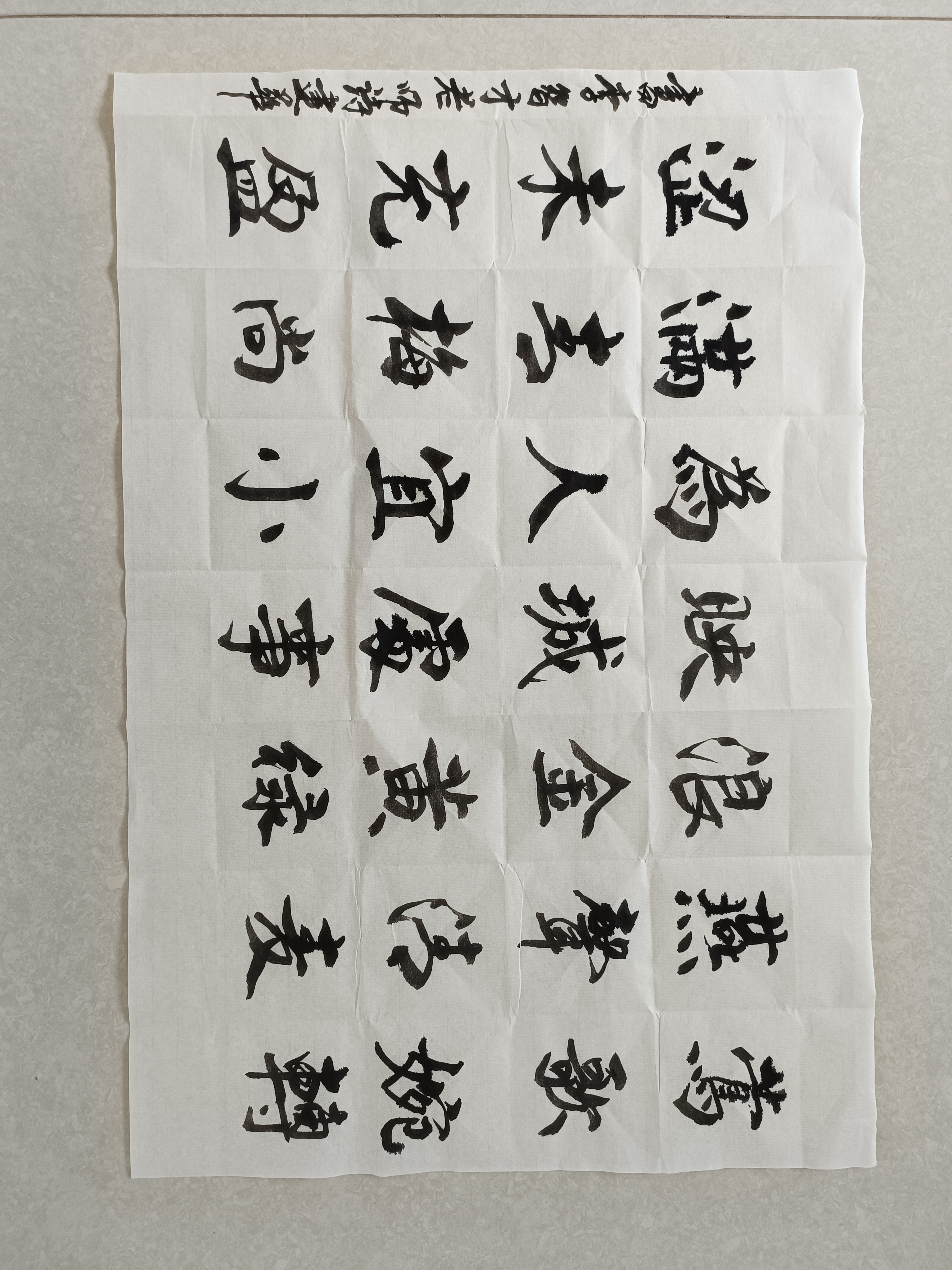 陕西宝鸡凤翔赵建华家庭教育高级指导师,擅长书法,学文习书