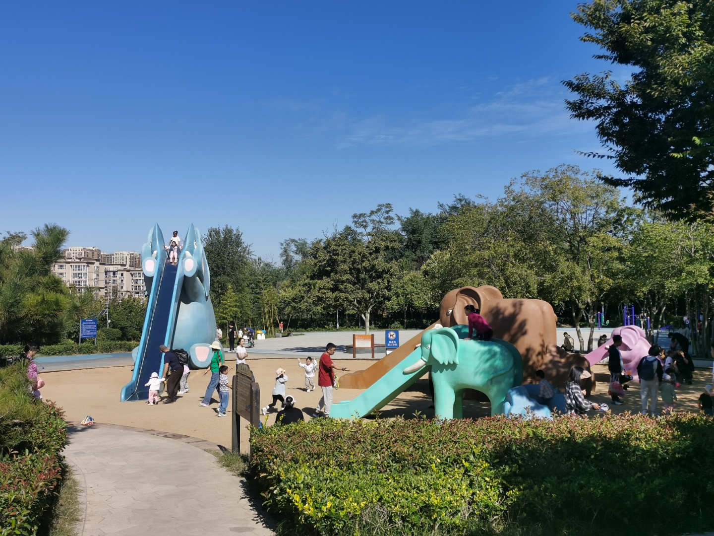 教育基地,碧波揽景等八处主要 李沧区象耳山公园李沧区象耳山公园图片