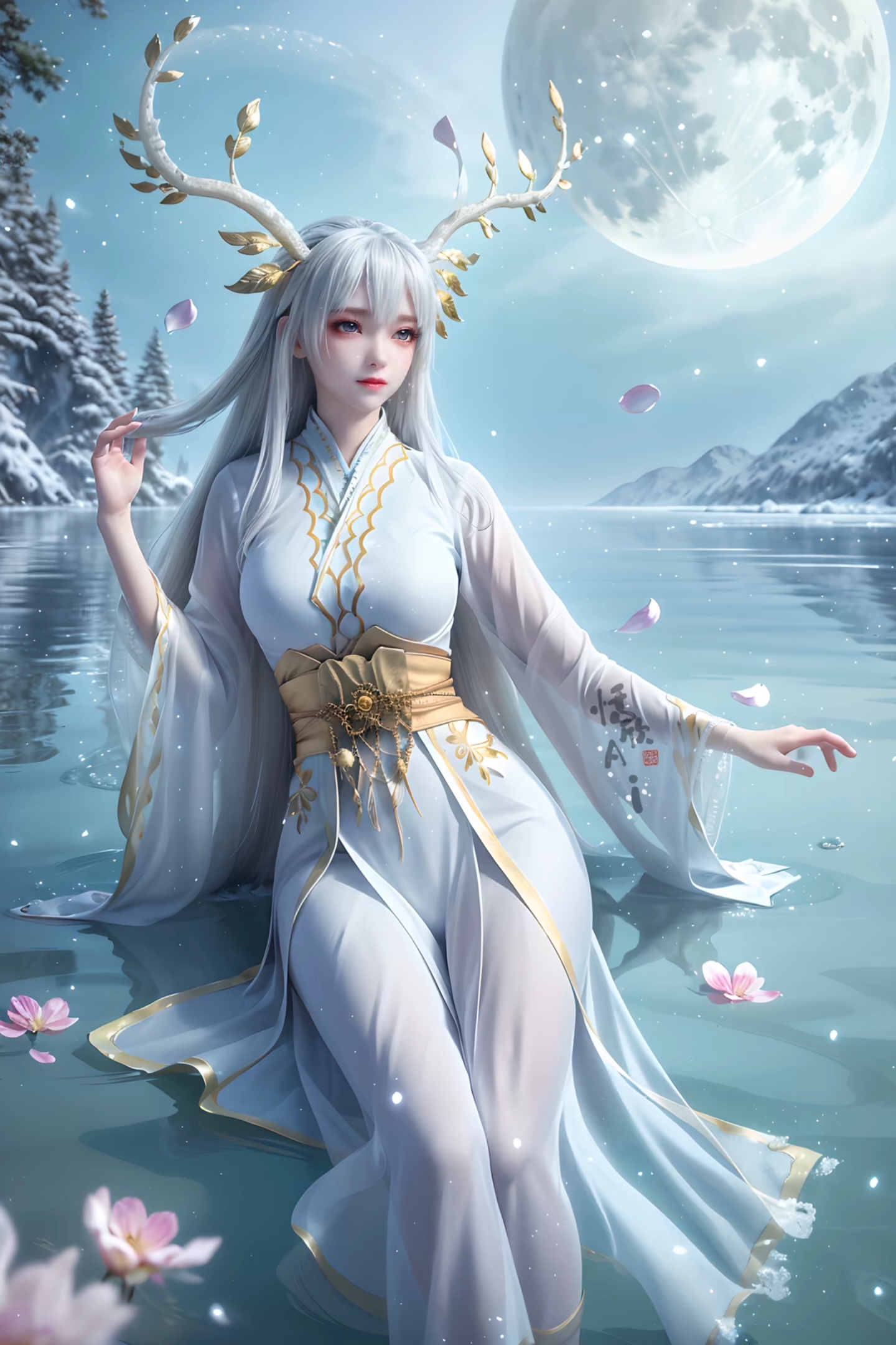 变身银发女神
