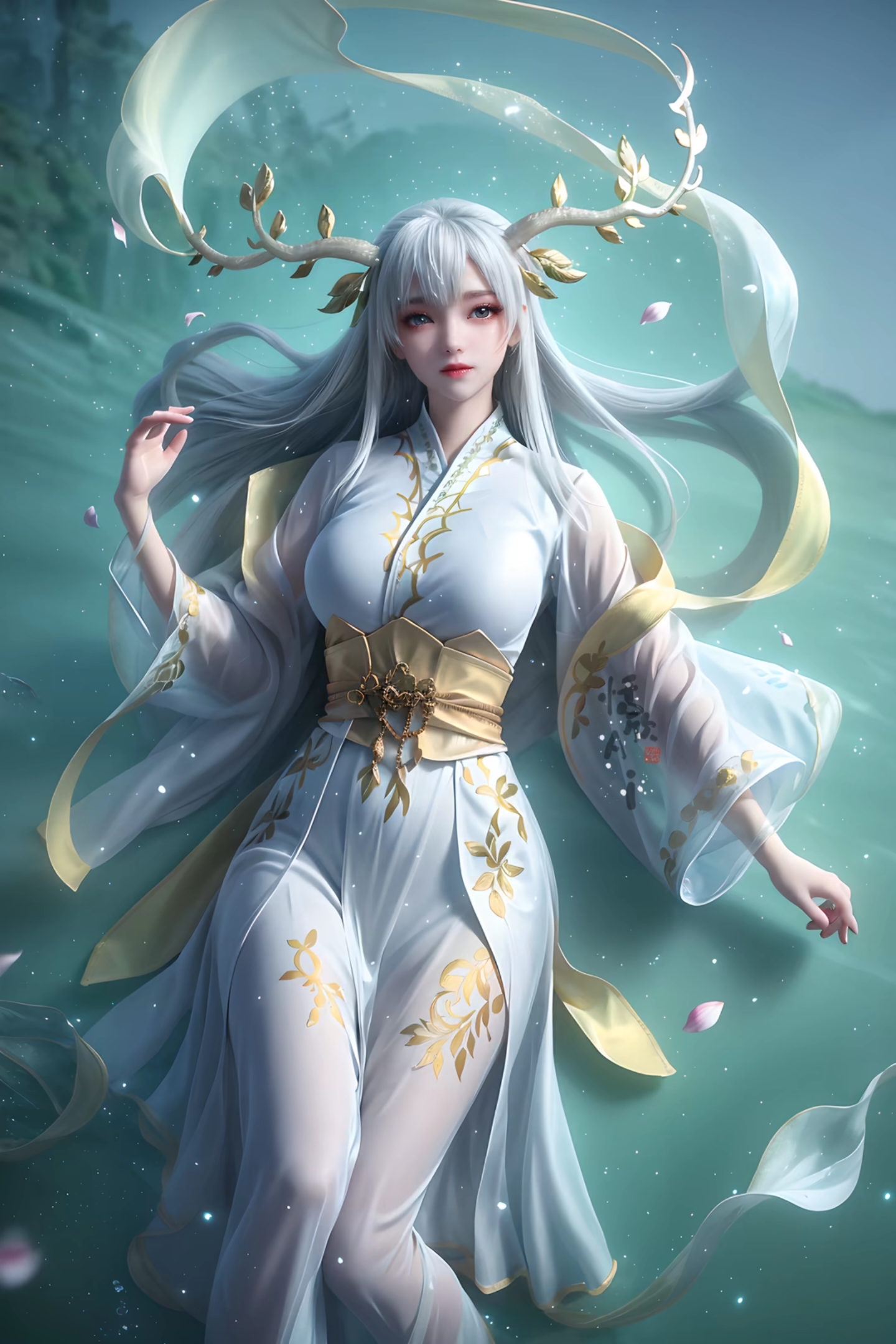 变身银发女神