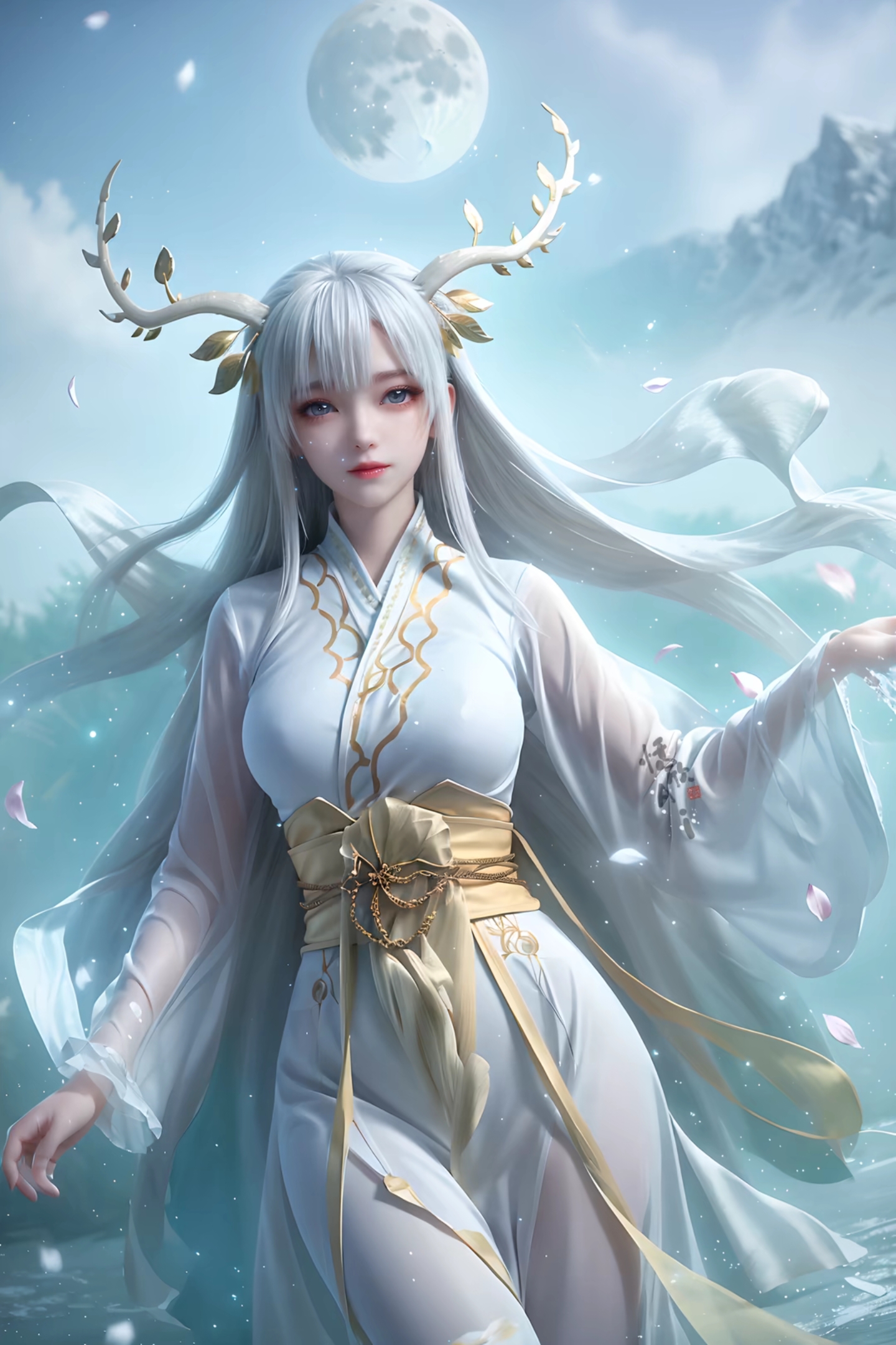 变身银发女神