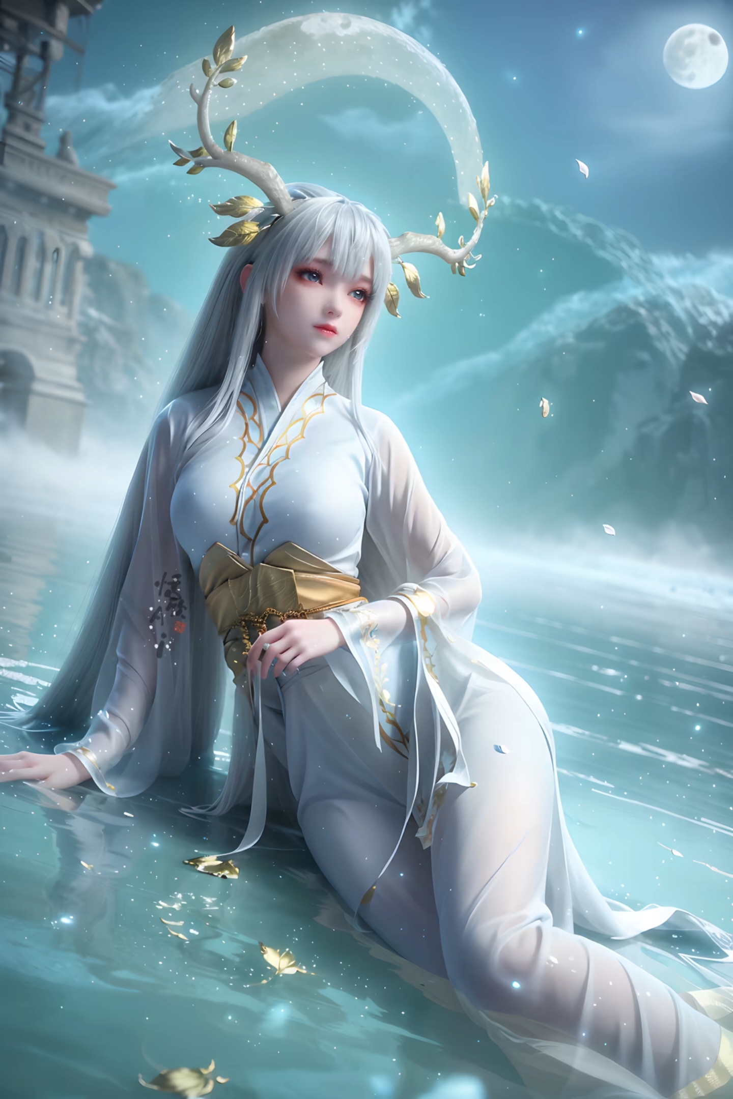 变身银发女神