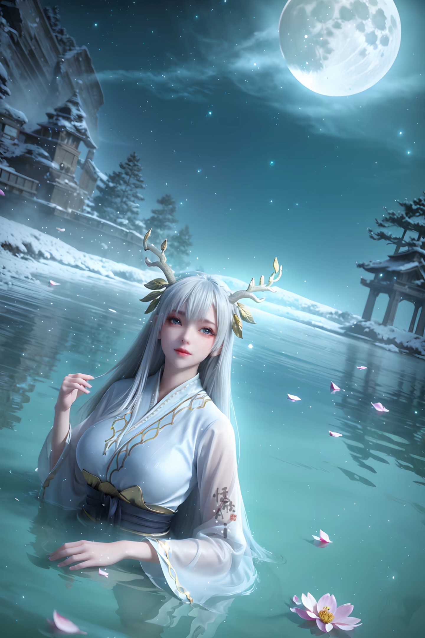 变身银发女神