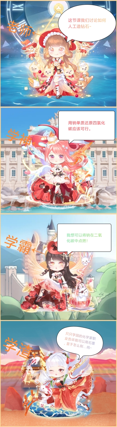 只只同人小剧场六 钻石是怎么合成的 #只只学园