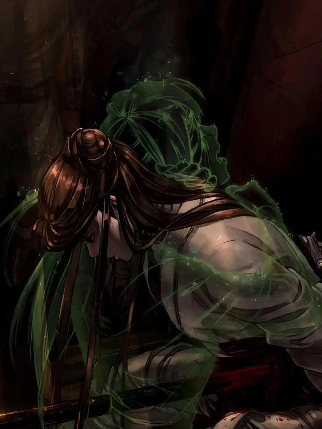 谢怜被百剑穿心时 捆他的是若邪 刺他的是芳心 提剑的 是他拼死守护的