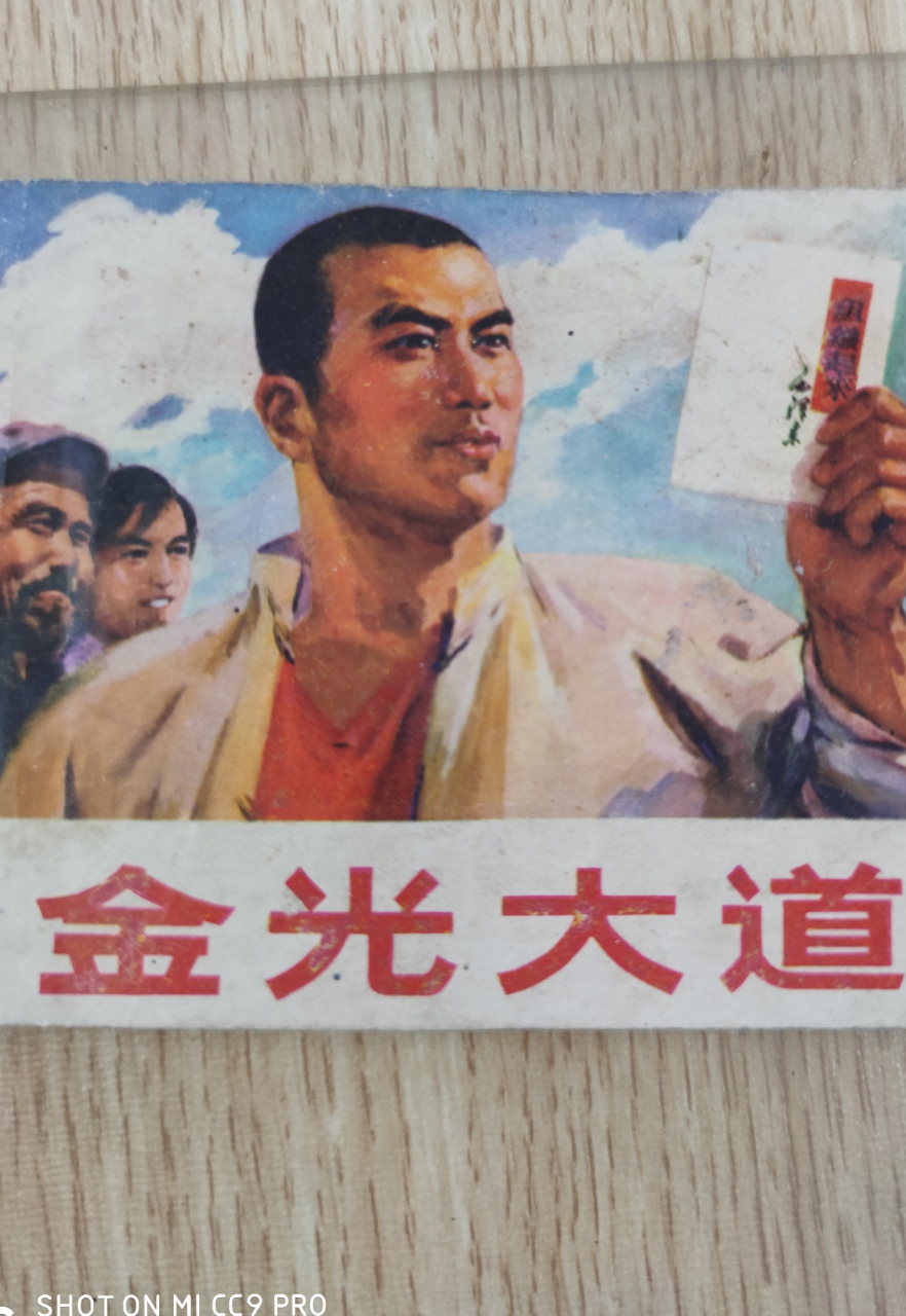 小人书(1975年),《金光大道》,又翻看翻看,还蛮好看的.