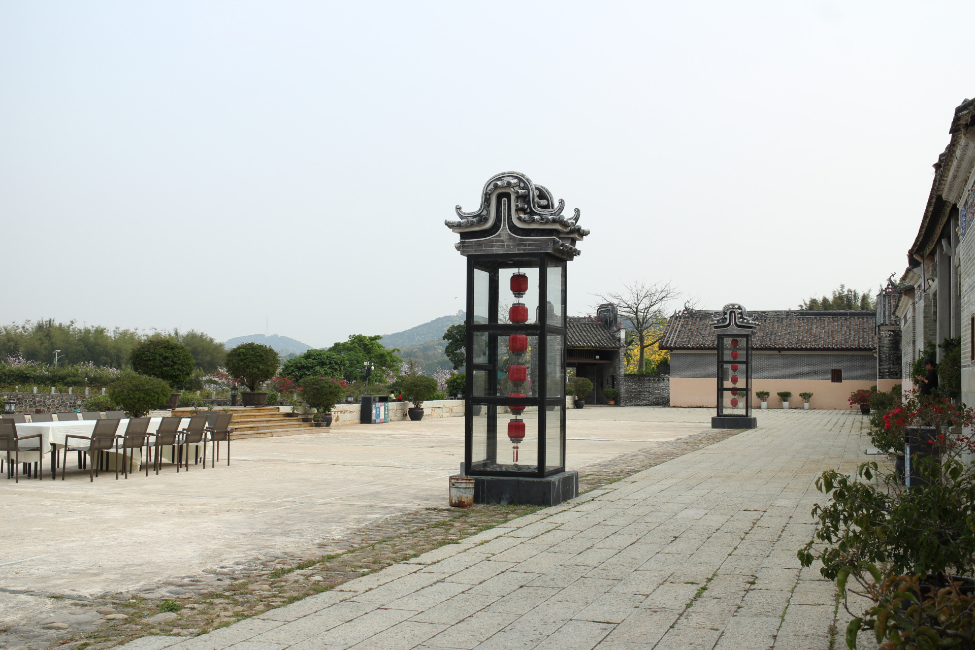 吾乡石屋位于广州市增城区派潭镇,它是广州唯一由180年历史的客家围屋