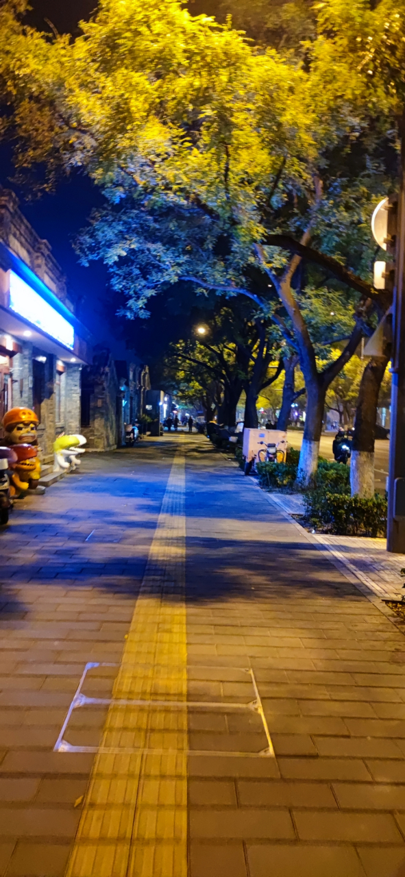 街道夜景图片 安静图片