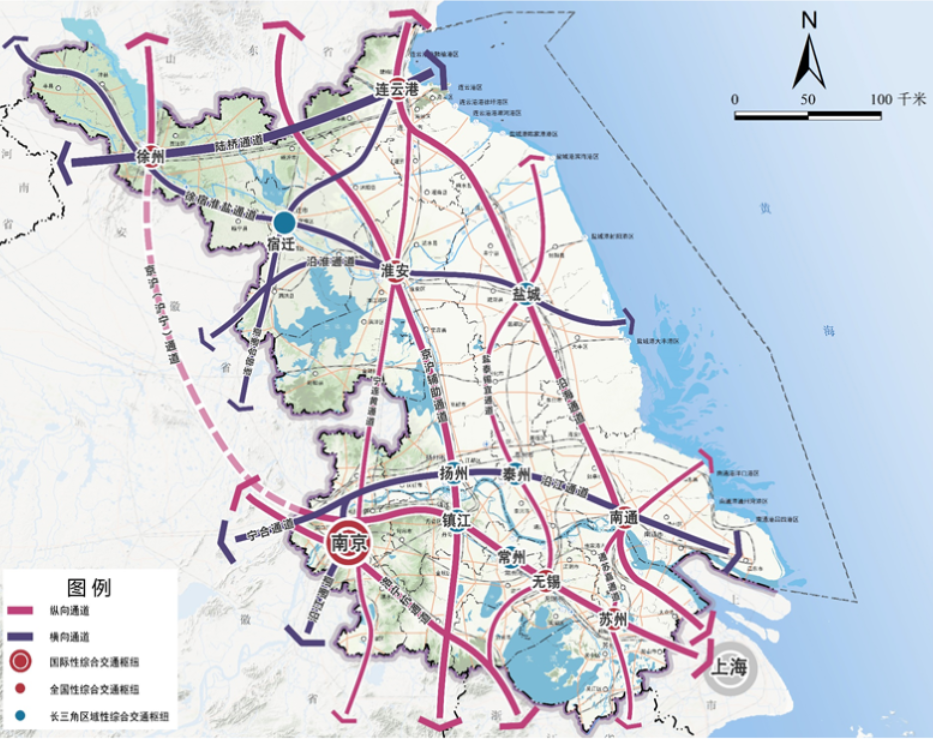 《江苏省国土空间规划(2021—2035年)》批文节选:  以扬子江城市群