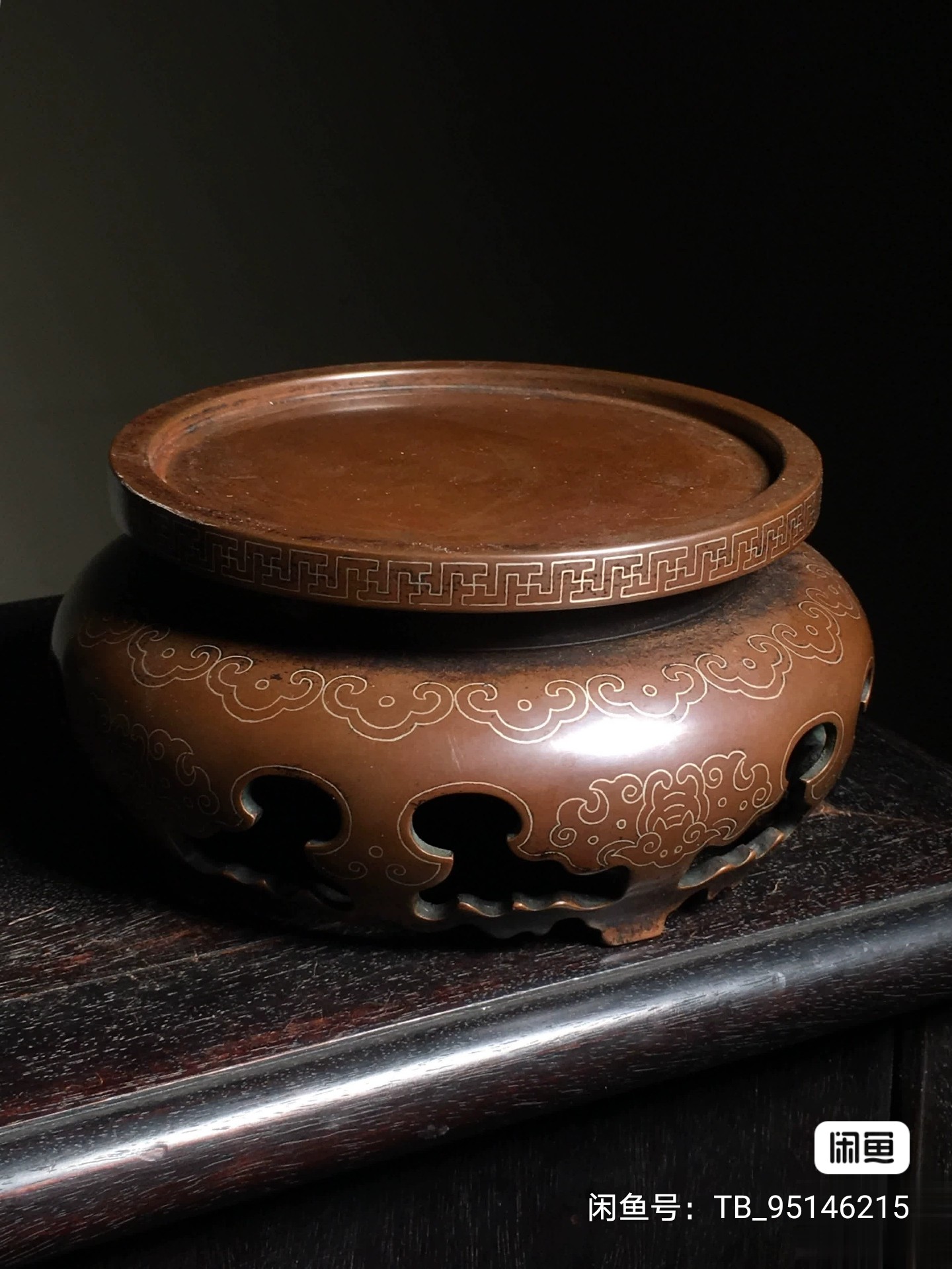 清玉玩堂掐银丝熏香炉,器型大气豪放,图形型态逼真,构恩巧妙绝伦,古代