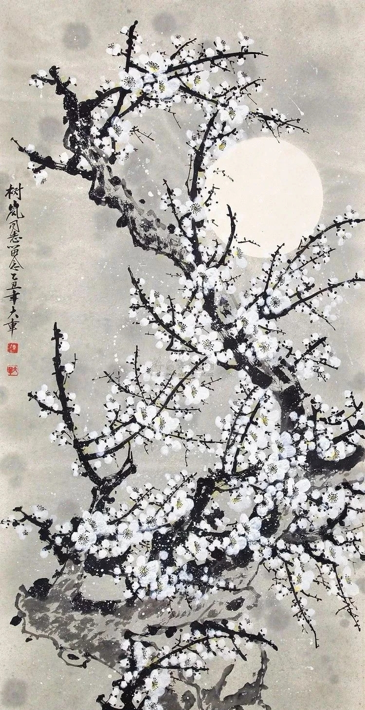 梅花图 国画作品欣赏