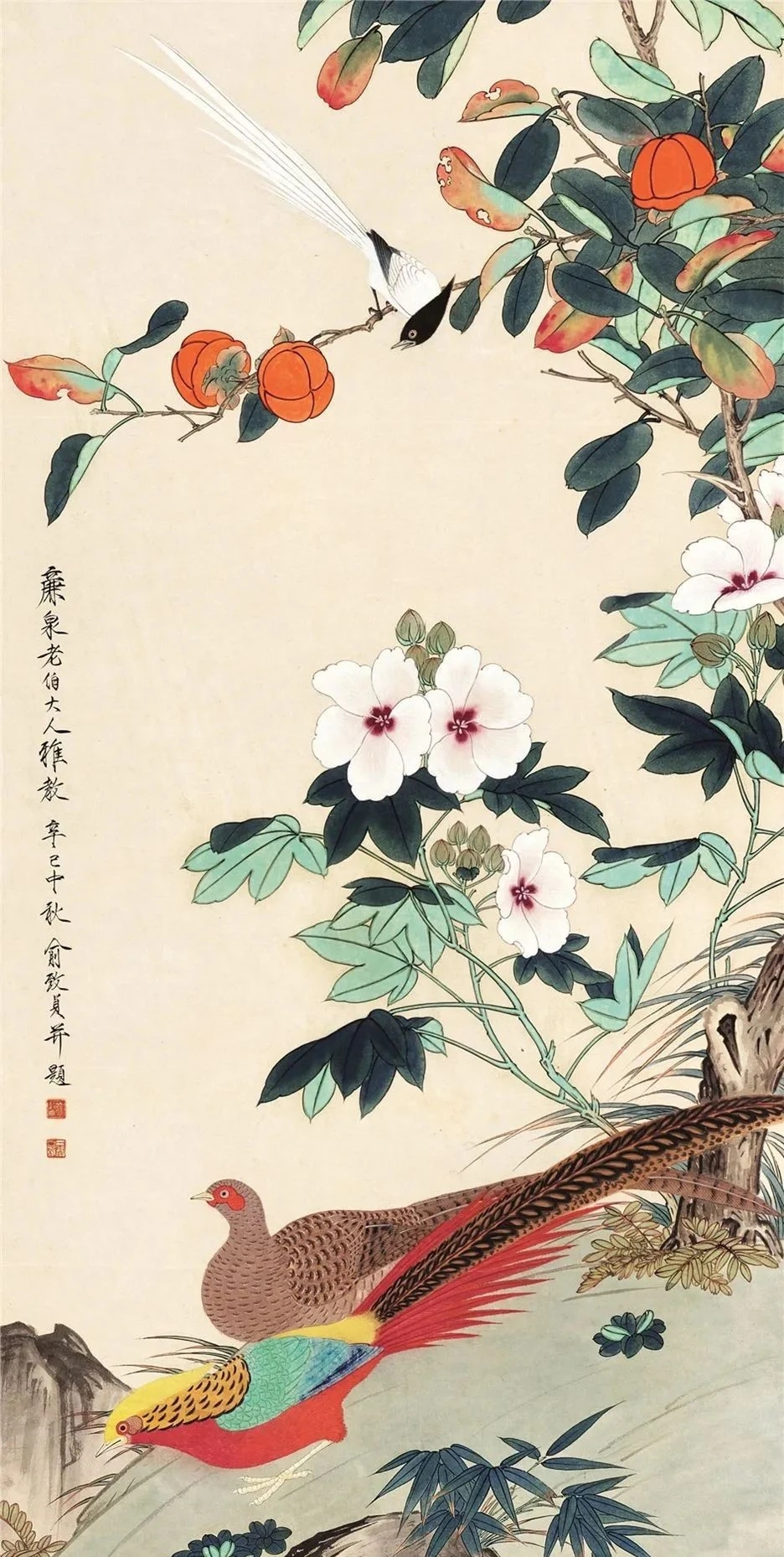 锦上添花 国画作品欣赏花鸟写意国画作品