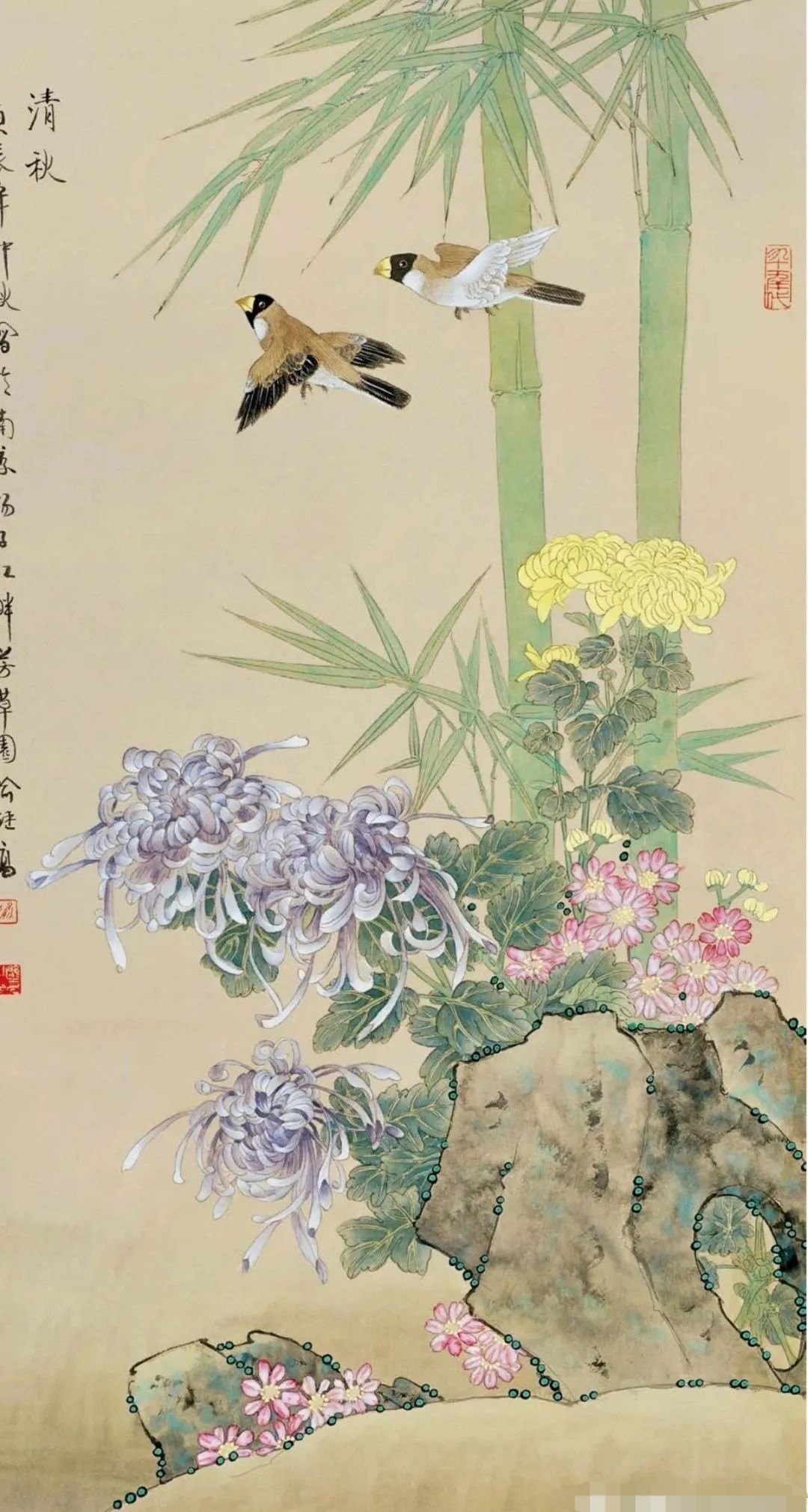 喻继高当代杰出的工笔花鸟画大家  绘画不能只看小节,要注重整体,达到