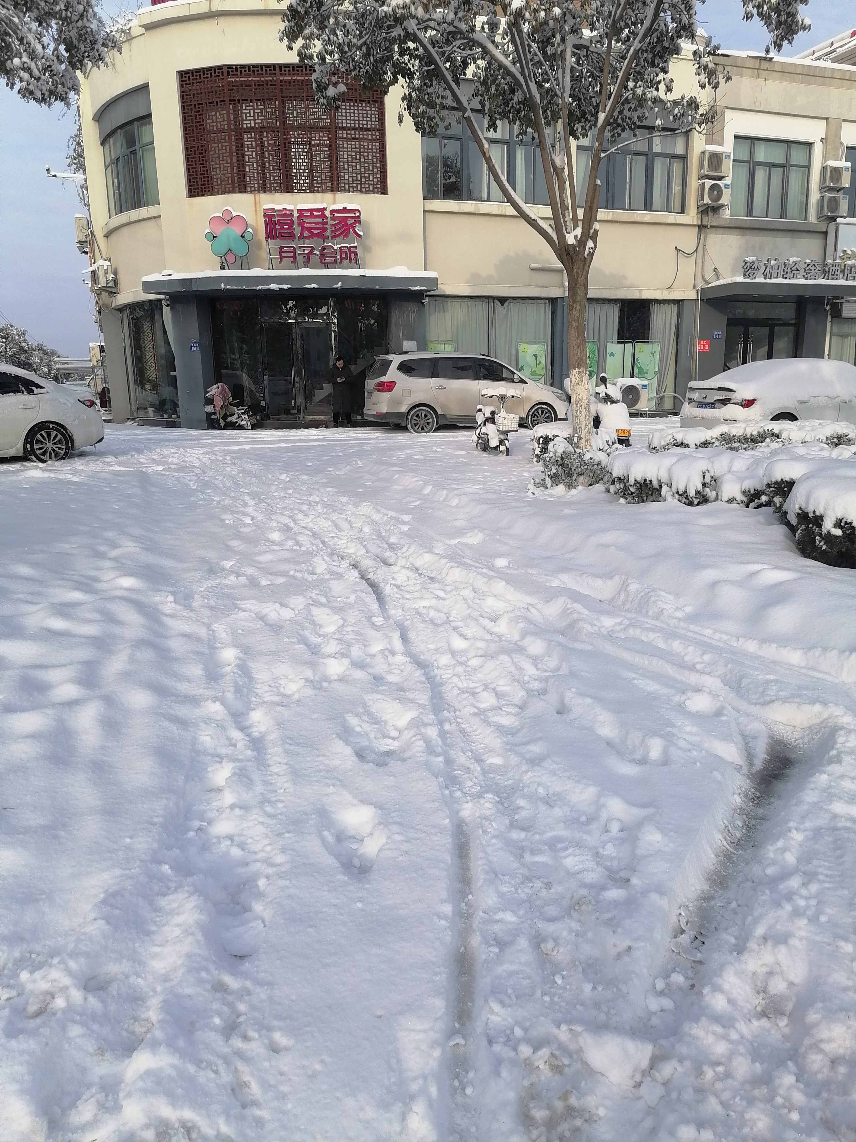 城市下雪天图片大全图片