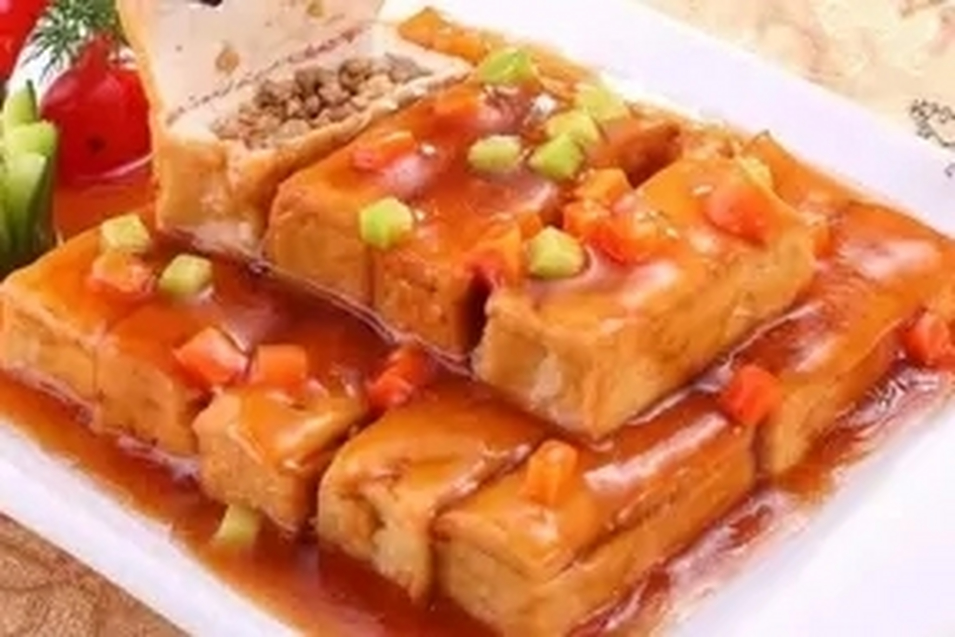 念念不忘的地方美食#  山东淄博美食之一博山豆腐箱  02博山豆腐箱