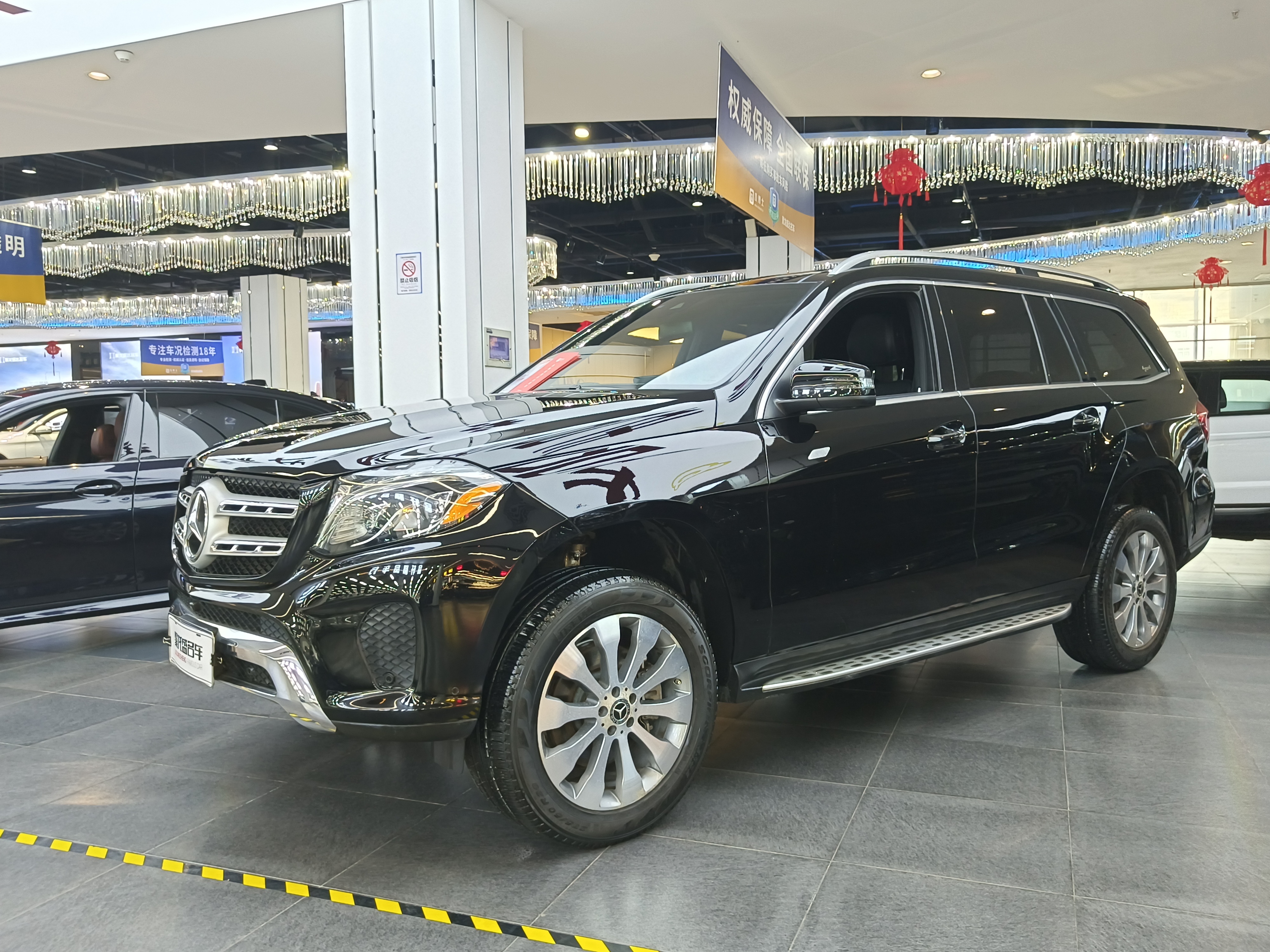 新到17年奔驰gls450,  3.0t 大v6,17年11月上牌,7.