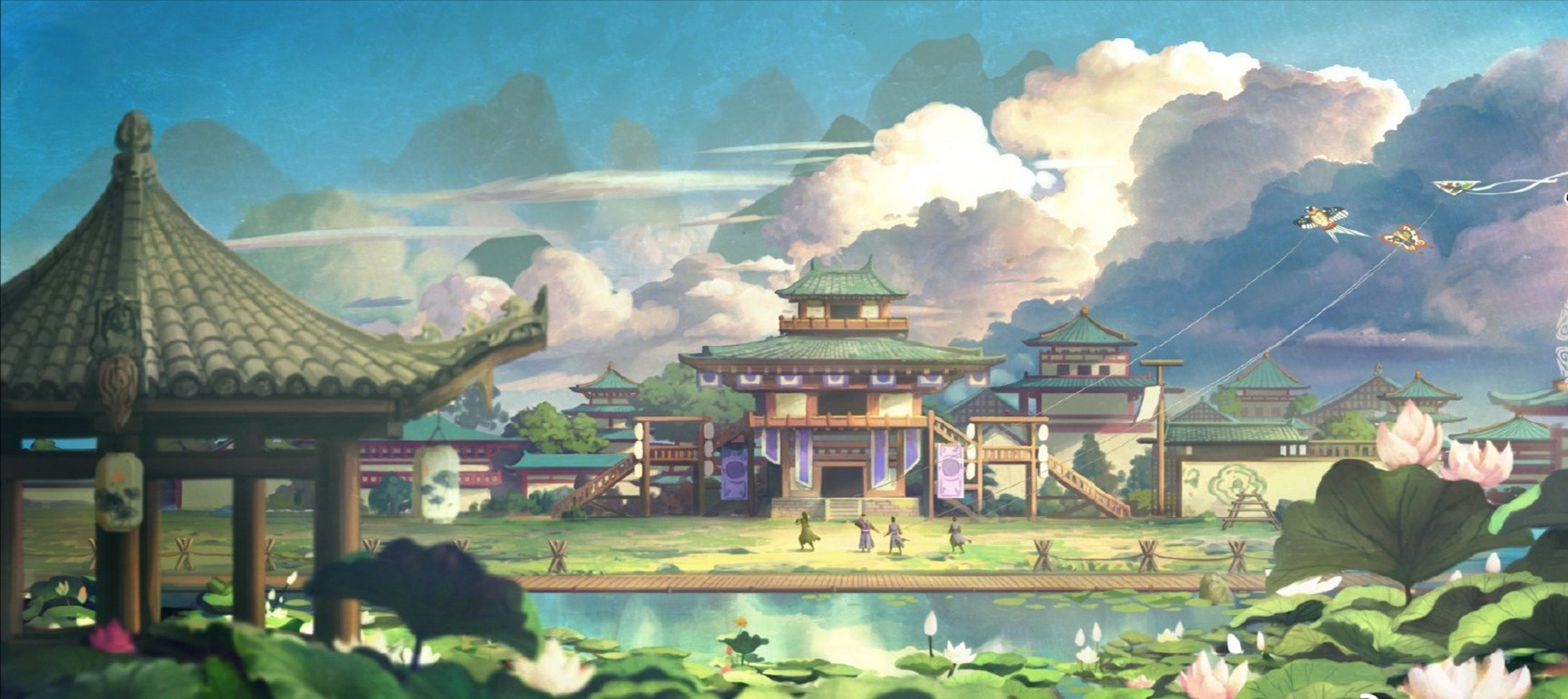 魔道祖师动画# 动画海报,云梦莲花坞,姑苏云深不知处还有彩衣镇的