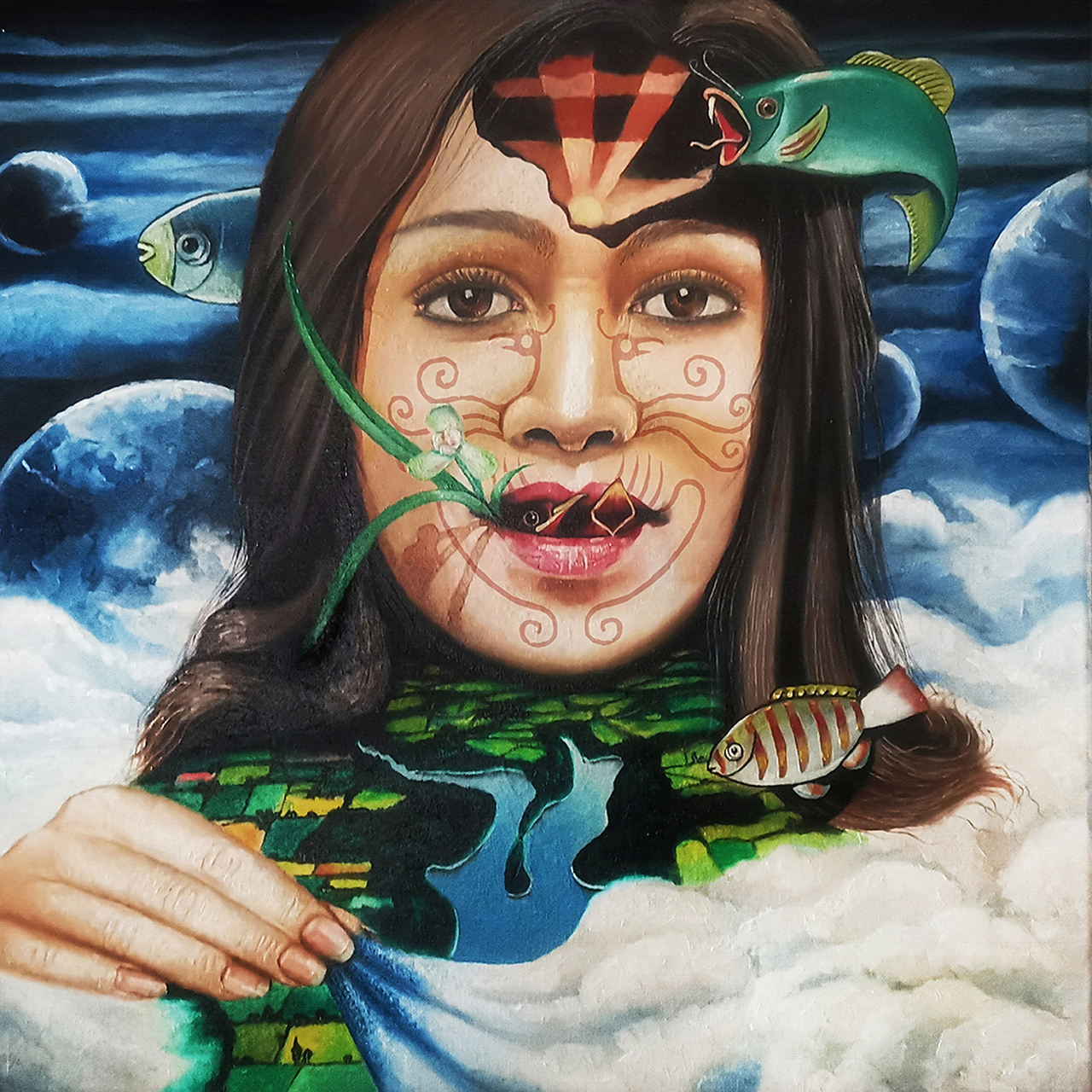 在漫长的远古母系氏族社会里,母亲是原始人类吉祥图腾,属人类所尊敬.