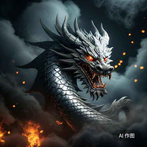 黑龙; 黑龙也被称为玄龙或墨.@蔷薇之下lw的动态