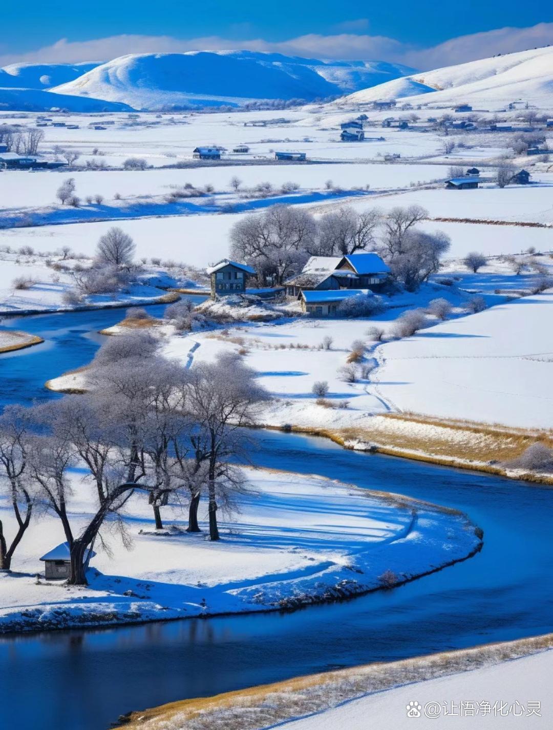 冬日魔法,雪景秘境 寒风中,我仿佛穿越到了一个冰雪奇缘的仙境.