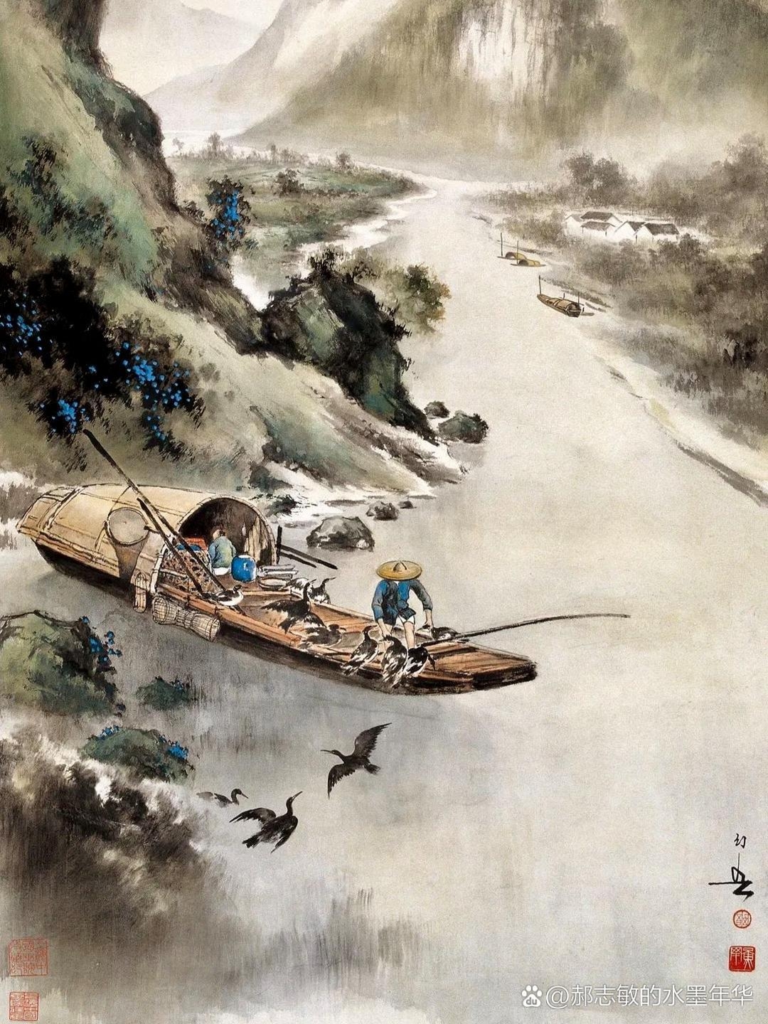 自拍怎么拍好看# 画中归舟