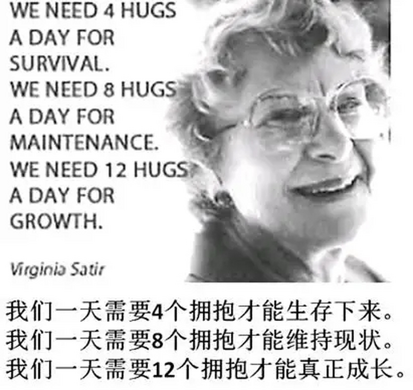 情人節# #情感# 維琴尼亞·薩提亞女士(virginia satir,1916-1988)