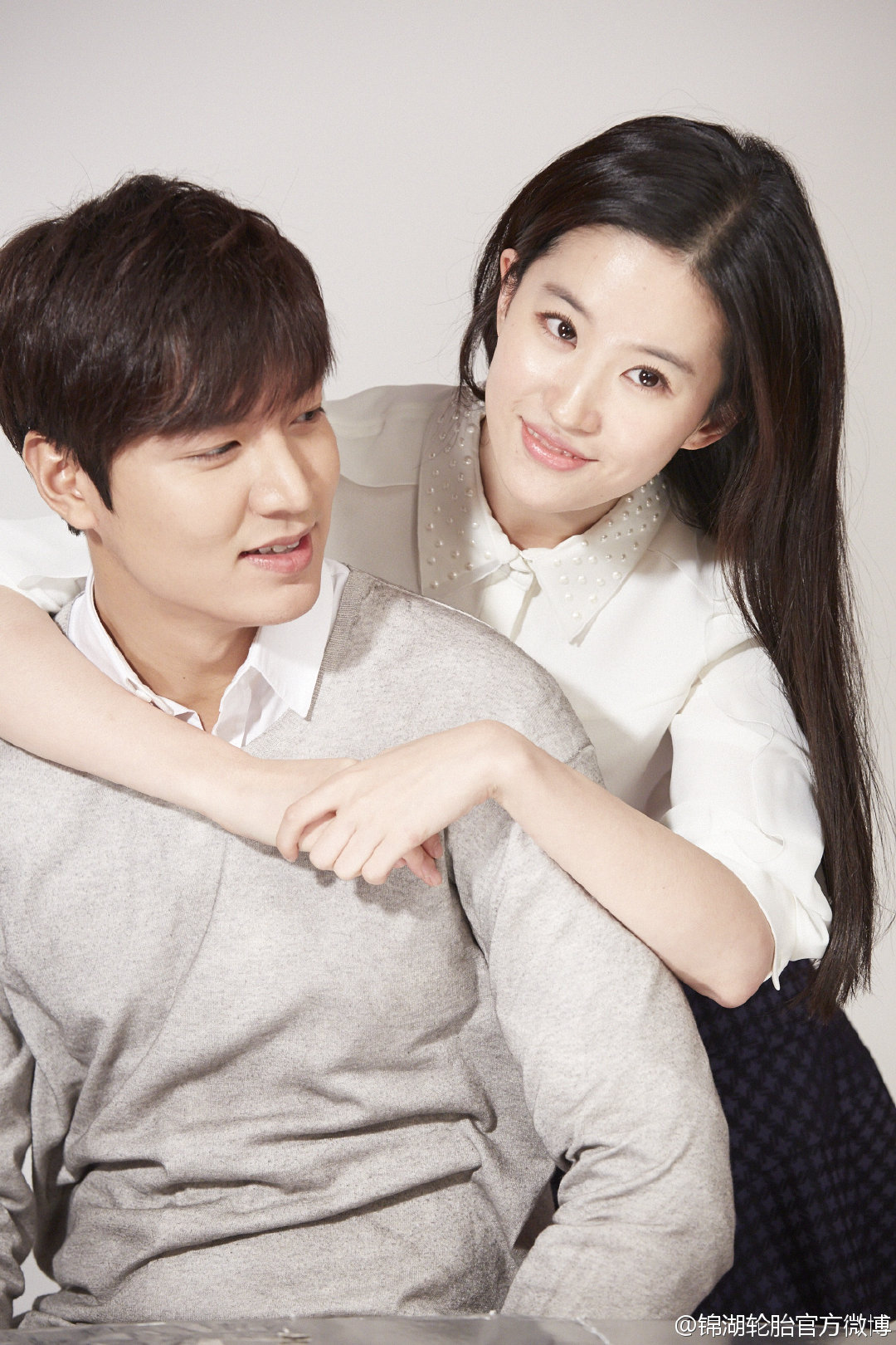 刘亦菲李敏镐锦湖轮胎宣传图片赏析#刘亦菲