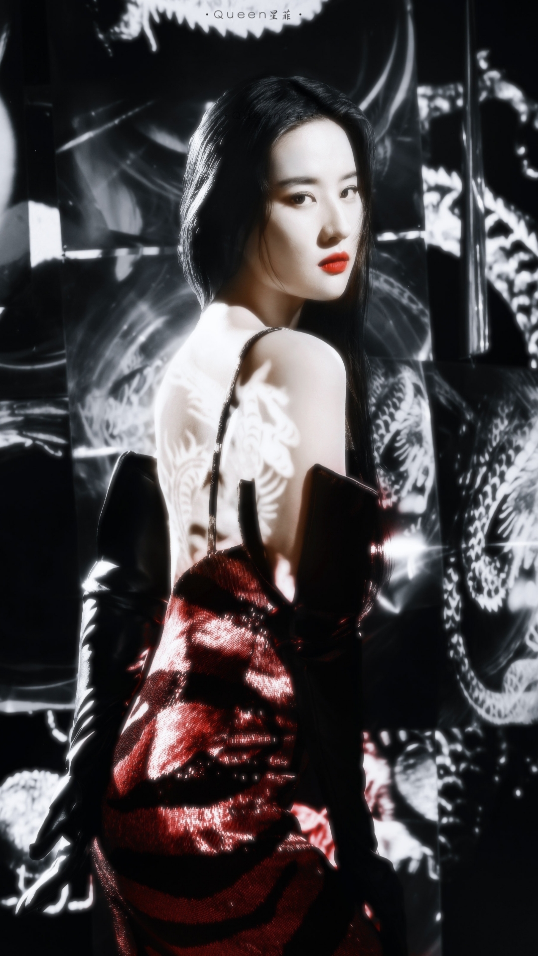 刘亦菲  9599:schiaparelli 2021ss hc 67 高定修身礼服造型
