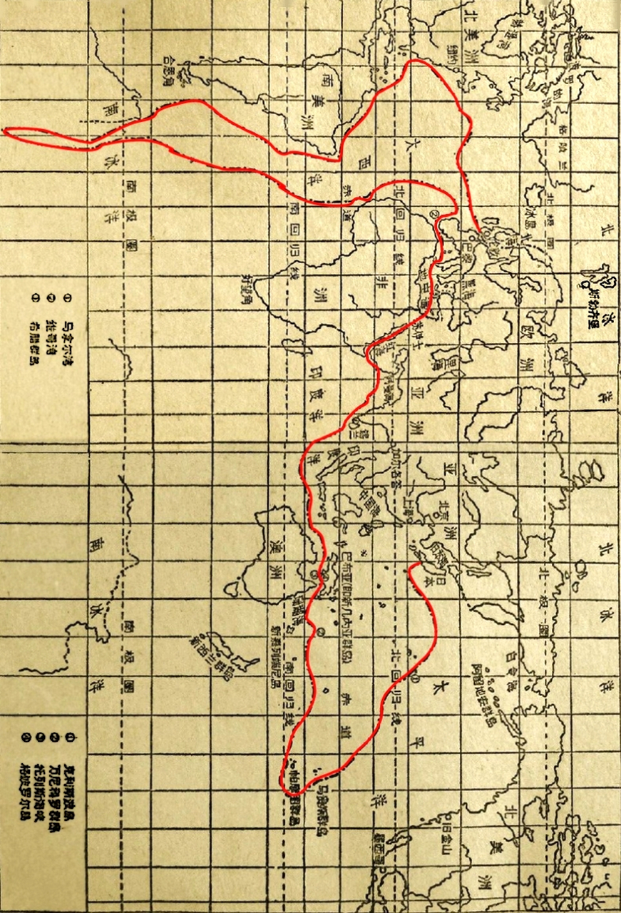 《海底两万里》 鹦鹉螺号的航行路线及鹦鹉螺号潜艇构造图