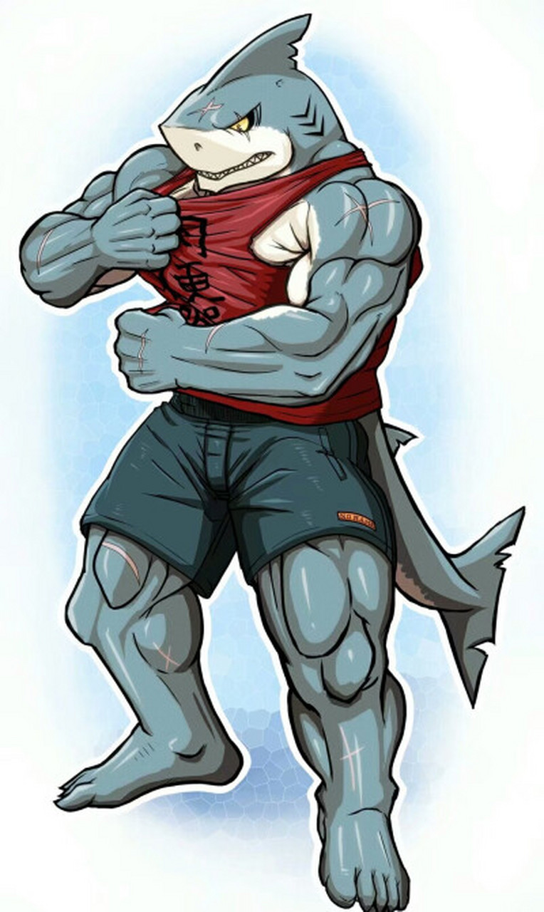 furry鲨鱼兽人图