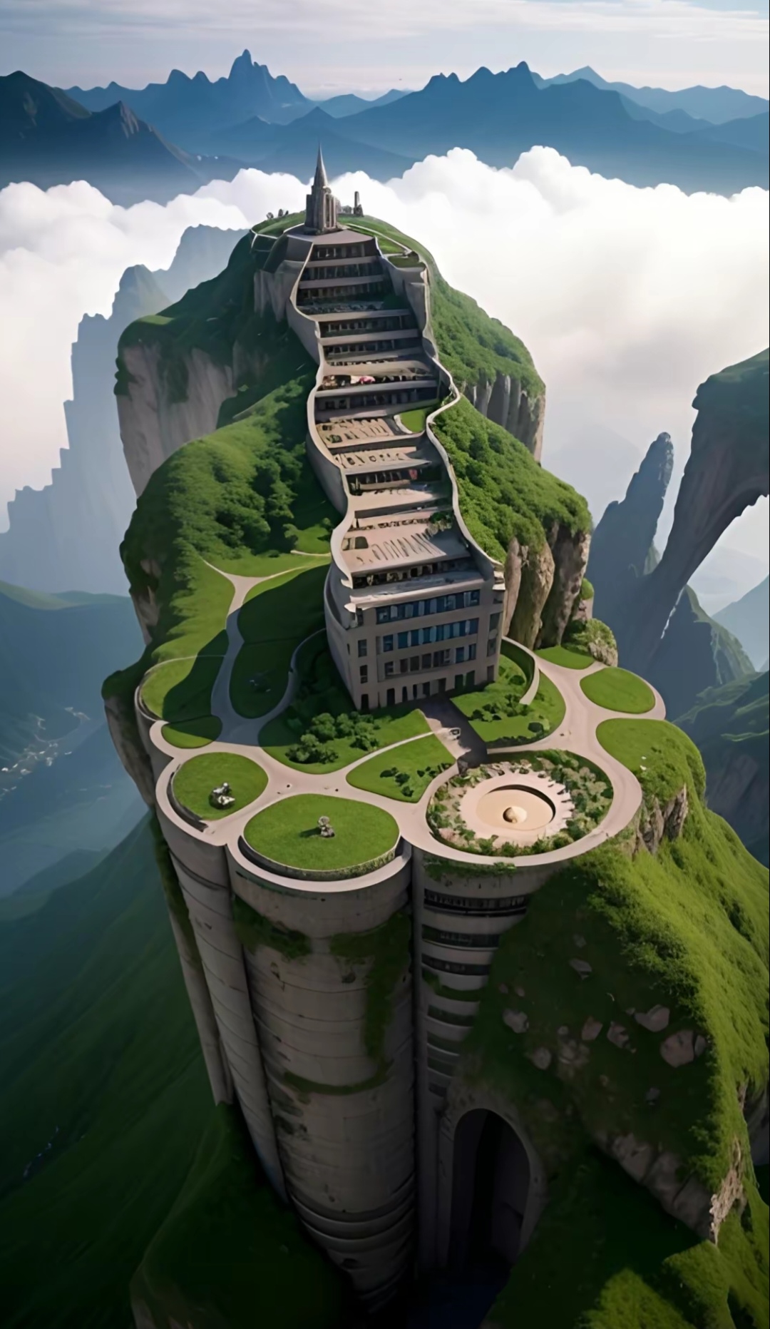 🏰云端之上的城堡,这是梦中的建筑还是眼前的现实?