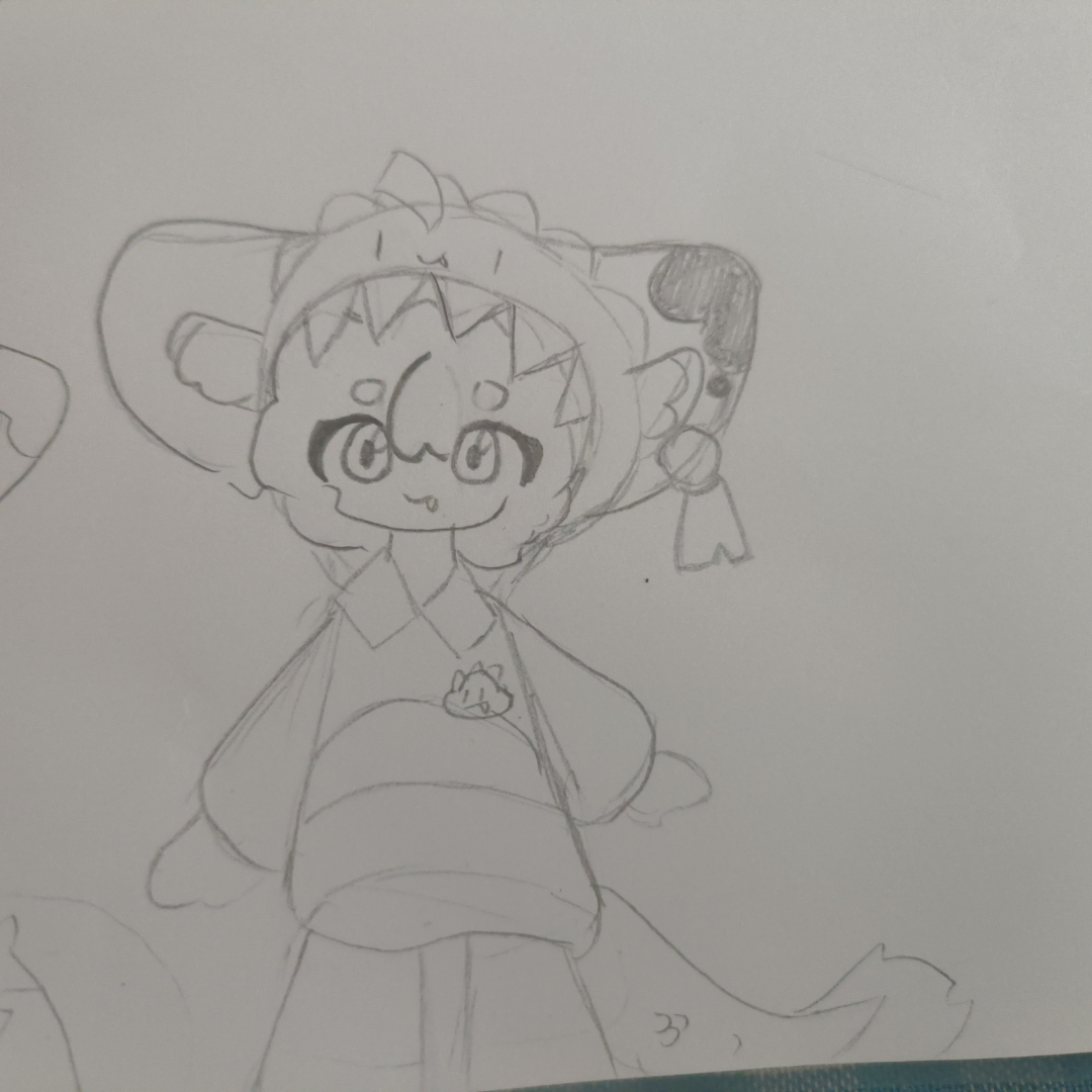 睡衣派对系列,郝的初稿