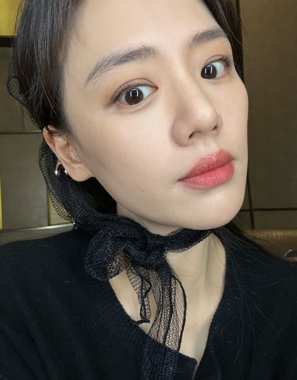 马思纯长发造型,有种青春洋溢的女大学生即视感