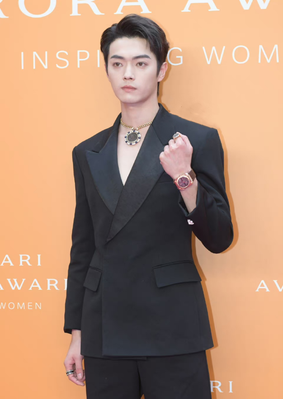 许凯宝格丽活动生图,又帅又贵气