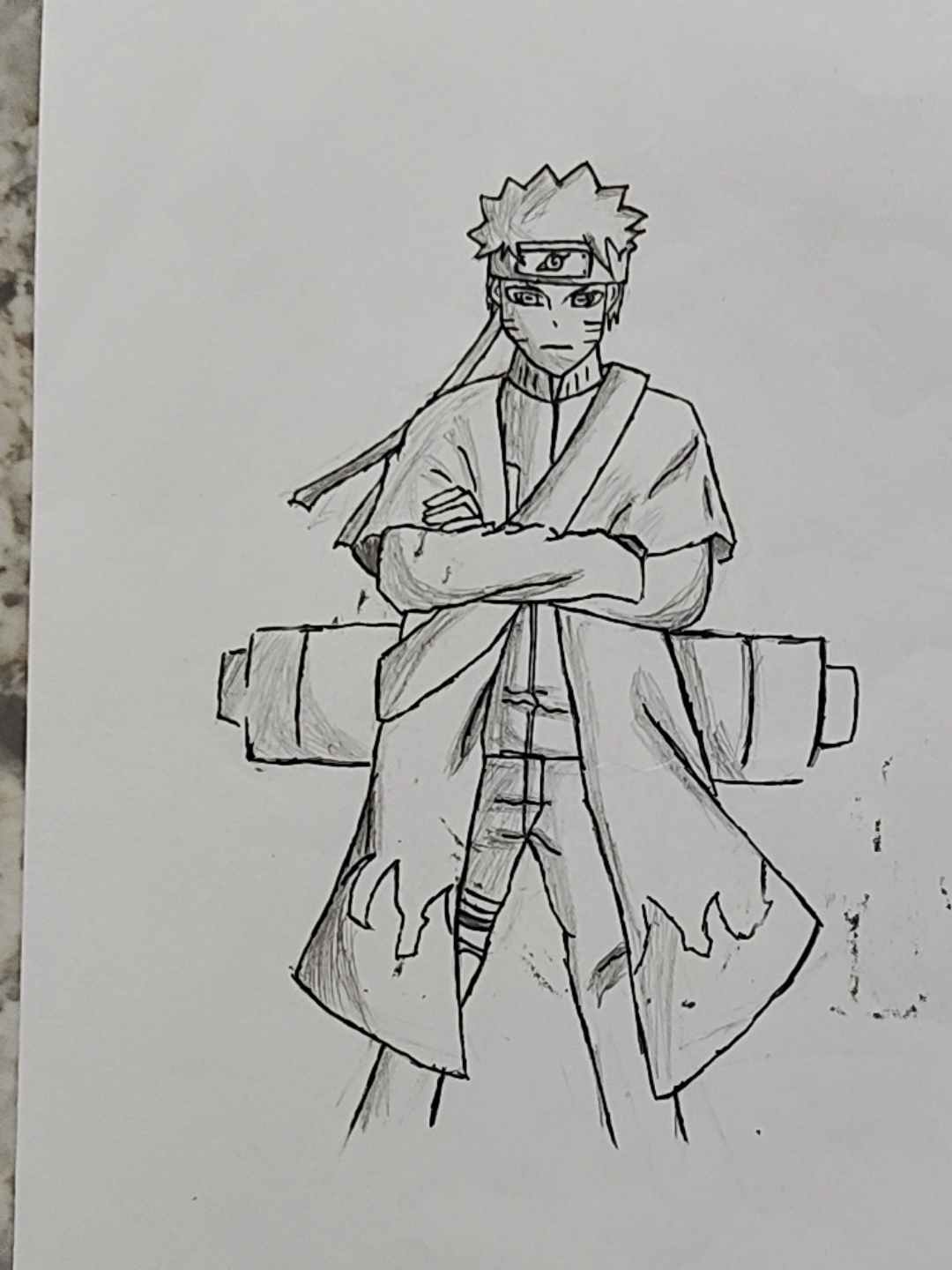 手绘漫画# 仙人鸣人,参上!