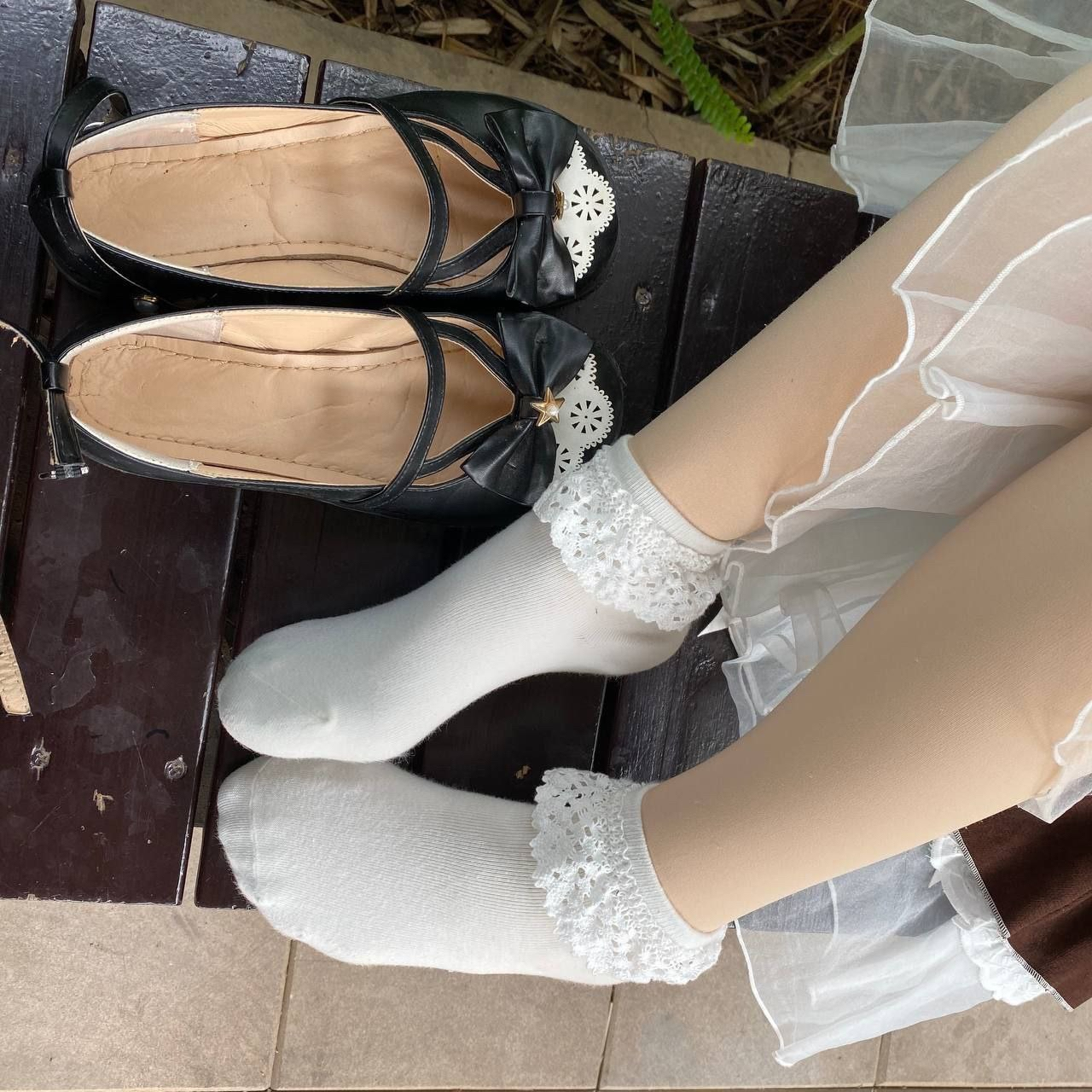 花边白袜的日常,超级无敌可爱呐